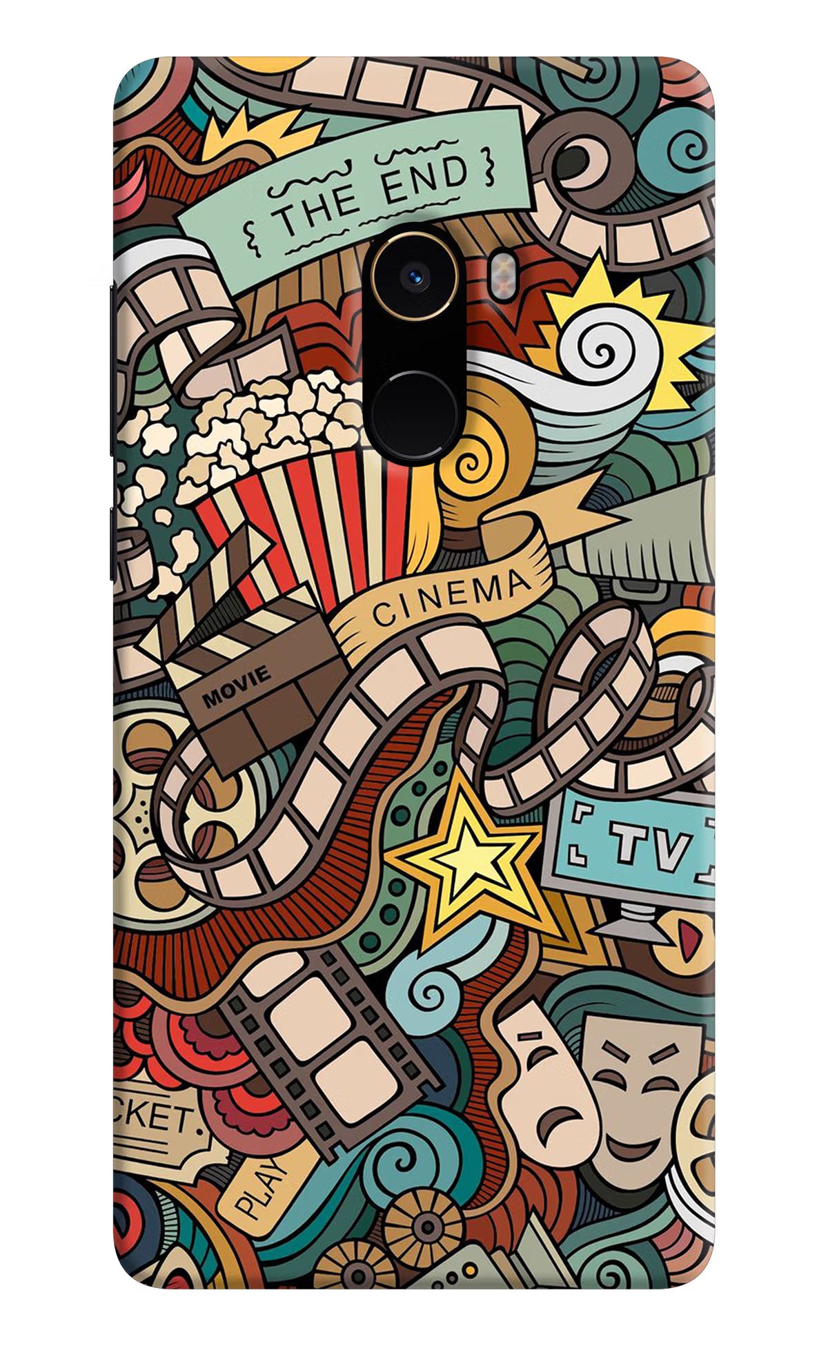 Cinema Abstract Mi Mix 2 Back Cover - Cinema Abstract Mi Mix 2 Hard Case Back Cover by Casekaro Cinema Abstract Mi Mix 2 Hard Case Back Cover by Casekaro