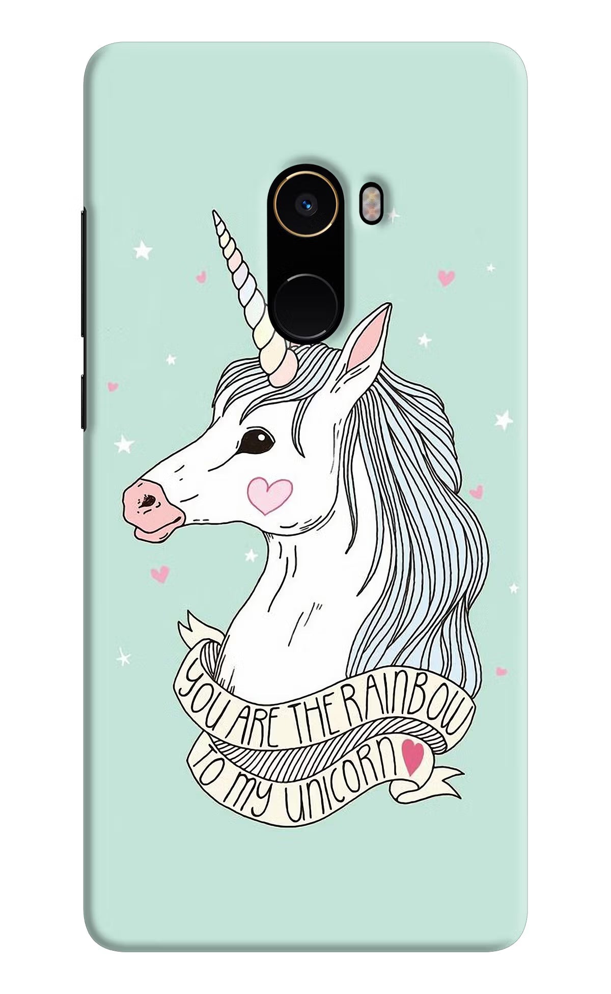 Unicorn Wallpaper Mi Mix 2 Back Cover - Unicorn Wallpaper Mi Mix 2 Hard Case Back Cover by Casekaro Unicorn Wallpaper Mi Mix 2 Hard Case Back Cover by Casekaro