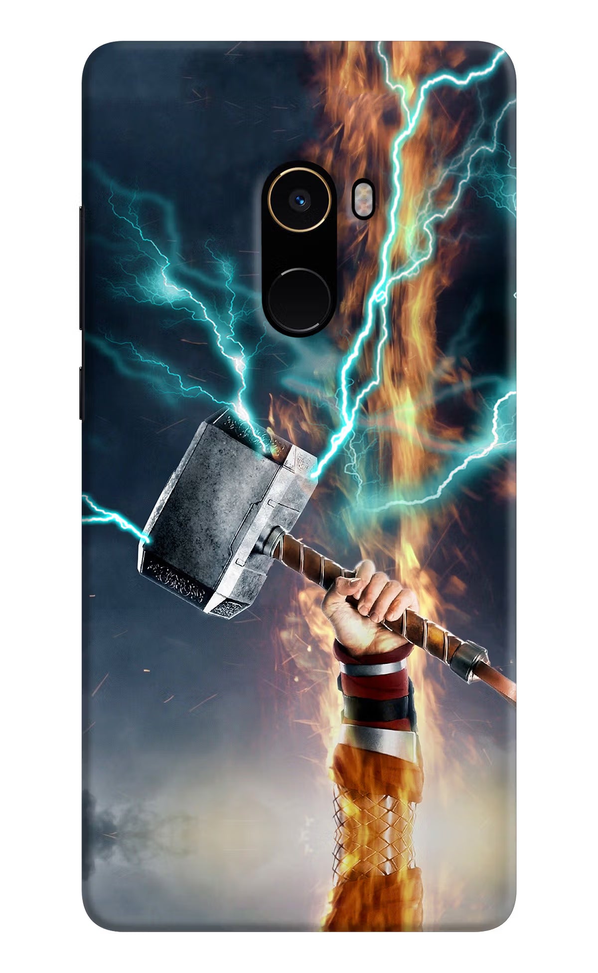 Thor Hammer Mjolnir Mi Mix 2 Back Cover - Thor Hammer Mjolnir Mi Mix 2 Hard Case Back Cover by Casekaro Thor Hammer Mjolnir Mi Mix 2 Hard Case Back Cover by Casekaro