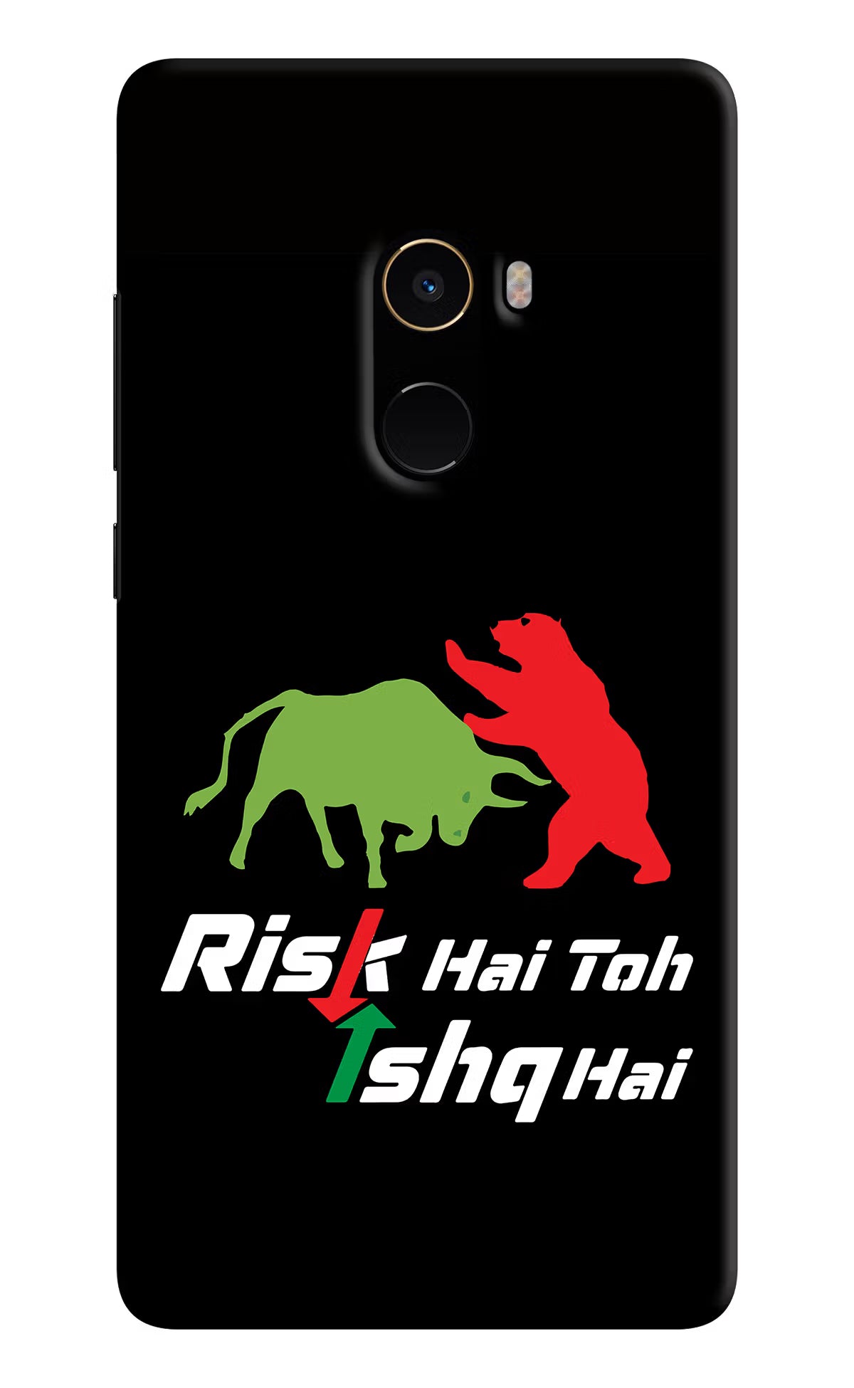 Risk Hai Toh Ishq Hai Mi Mix 2 Back Cover - Risk Hai Toh Ishq Hai Mi Mix 2 Hard Case Back Cover by Casekaro Risk Hai Toh Ishq Hai Mi Mix 2 Hard Case Back Cover by Casekaro