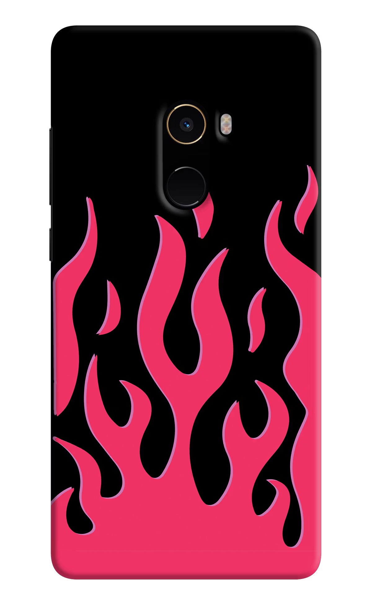 Fire Flames Mi Mix 2 Back Cover - Fire Flames Mi Mix 2 Hard Case Back Cover by Casekaro Fire Flames Mi Mix 2 Hard Case Back Cover by Casekaro