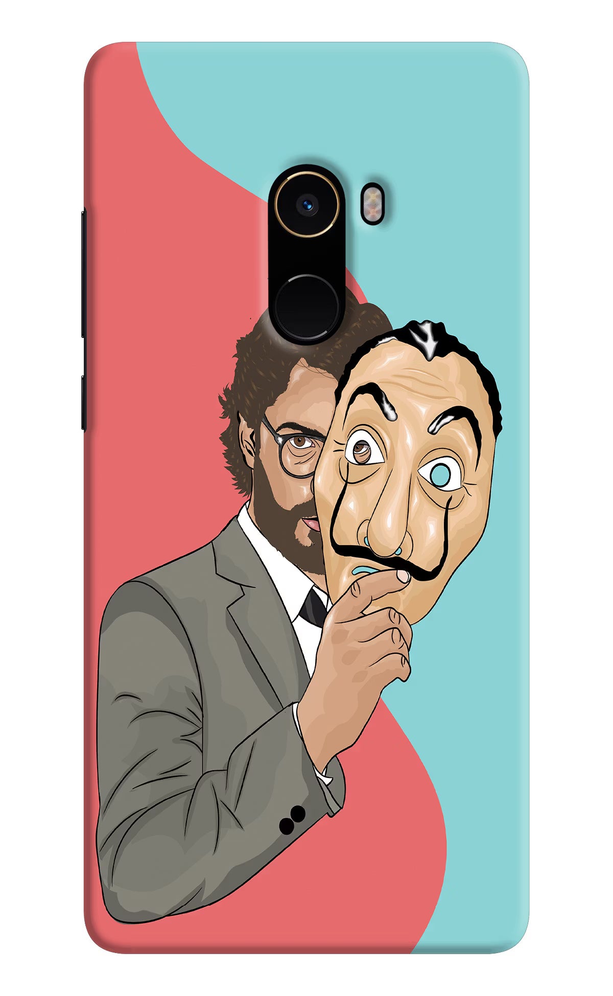Professor Mi Mix 2 Back Cover - Professor Mi Mix 2 Hard Case Back Cover by Casekaro Professor Mi Mix 2 Hard Case Back Cover by Casekaro