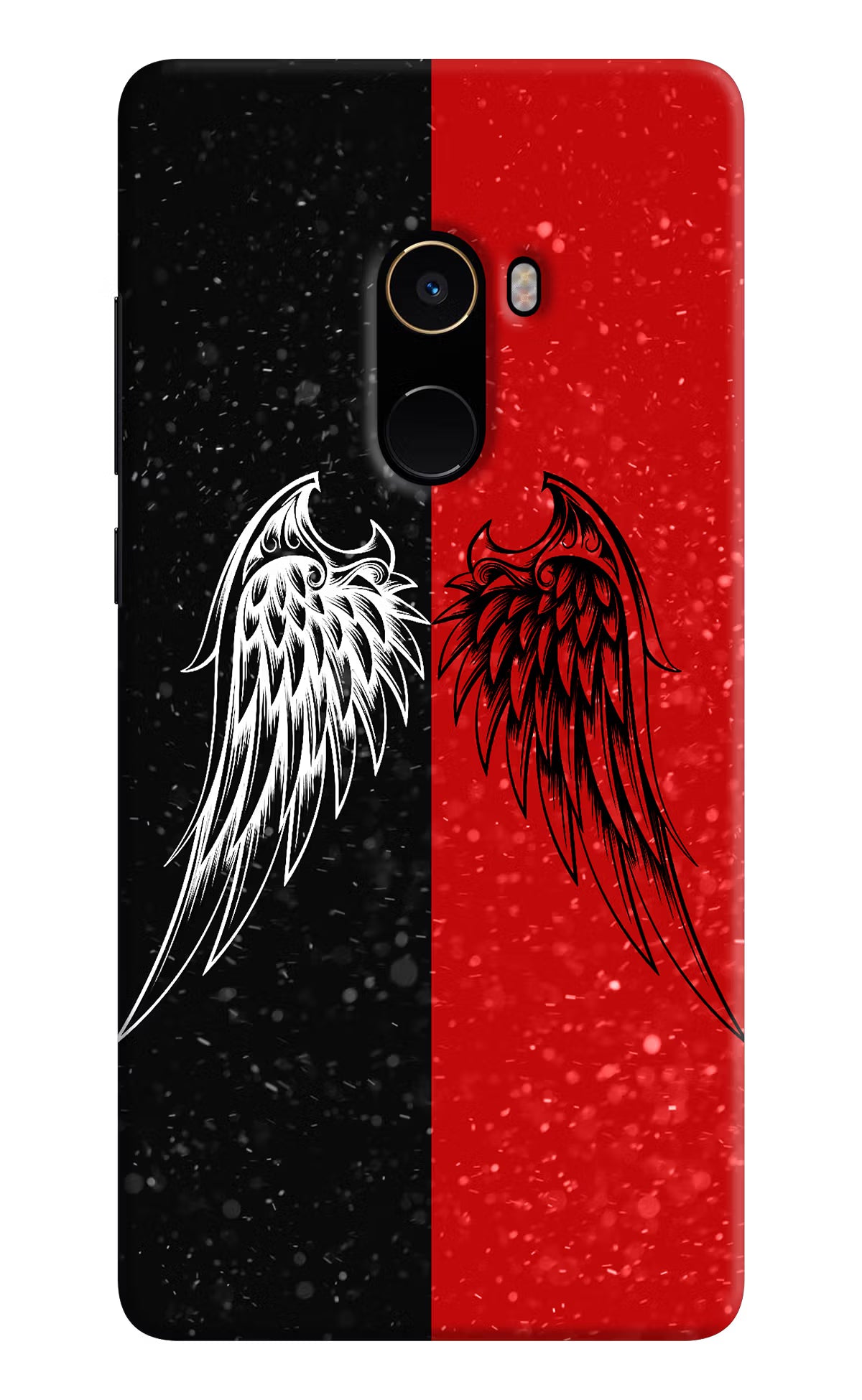 Wings Mi Mix 2 Back Cover - Wings Mi Mix 2 Hard Case Back Cover by Casekaro Wings Mi Mix 2 Hard Case Back Cover by Casekaro