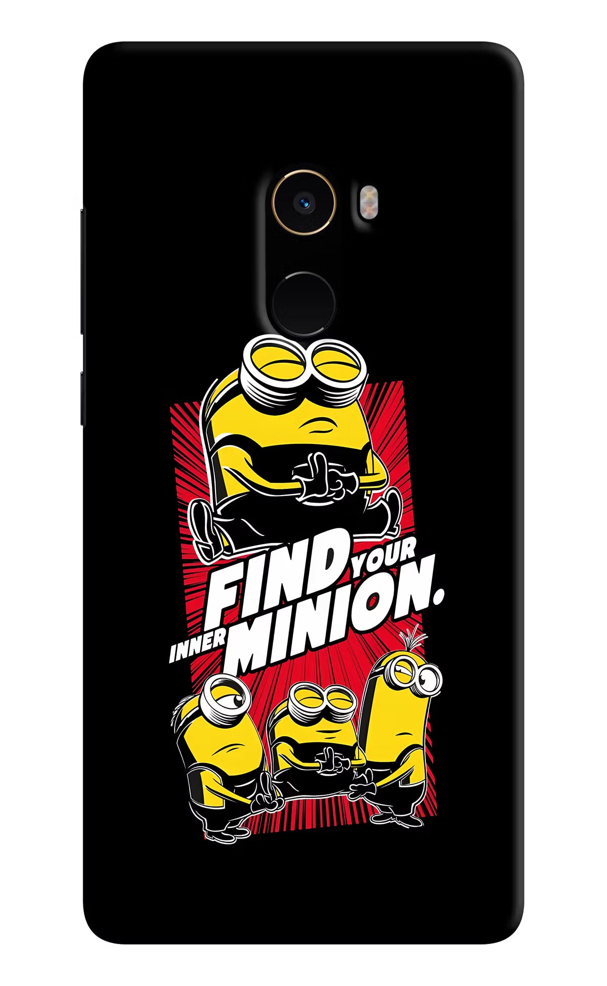 Find your inner Minion Mi Mix 2 Back Cover - Find your inner Minion Mi Mix 2 Hard Case Back Cover by Casekaro Find your inner Minion Mi Mix 2 Hard Case Back Cover by Casekaro