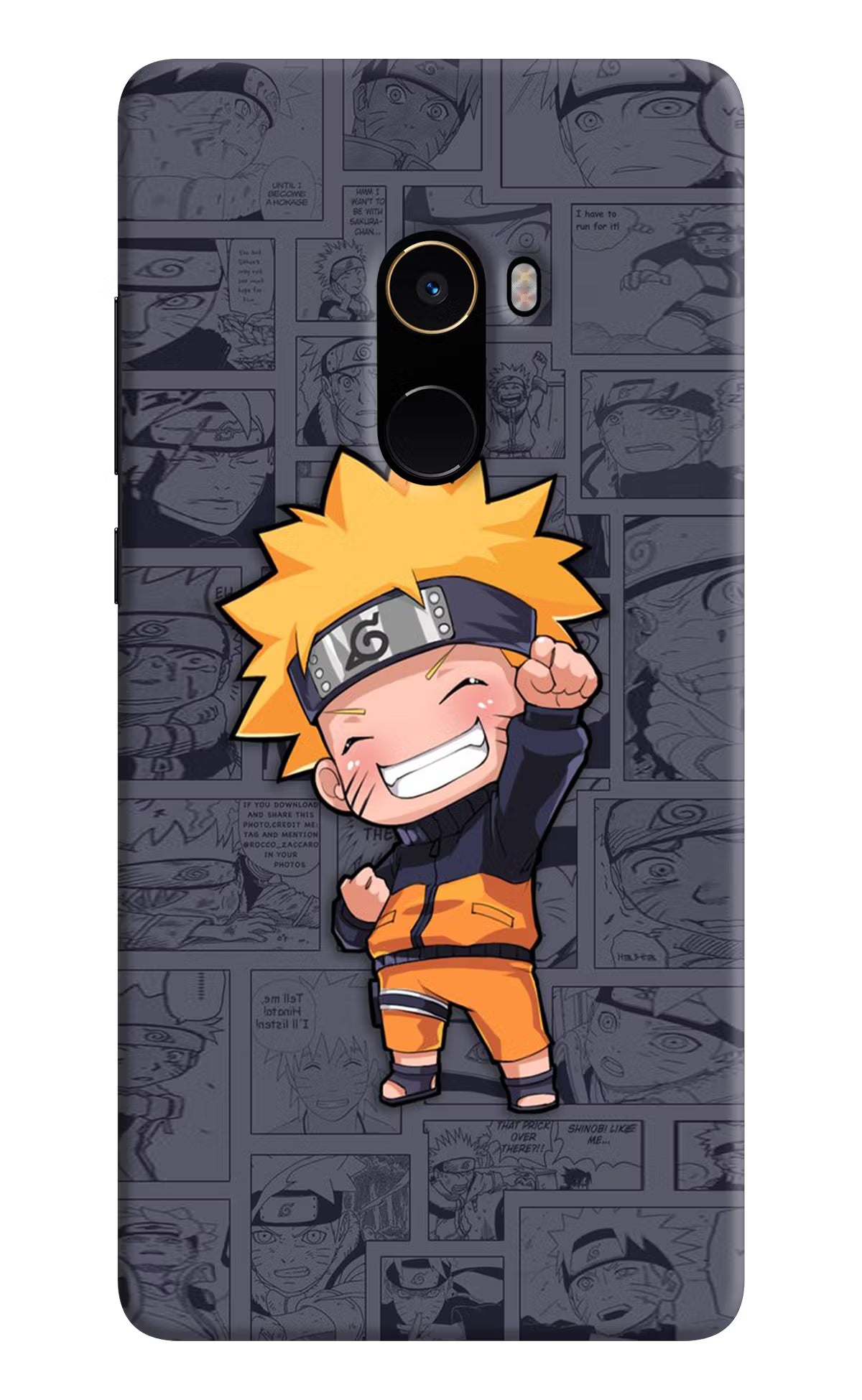 Chota Naruto Mi Mix 2 Back Cover - Chota Naruto Mi Mix 2 Hard Case Back Cover by Casekaro Chota Naruto Mi Mix 2 Hard Case Back Cover by Casekaro