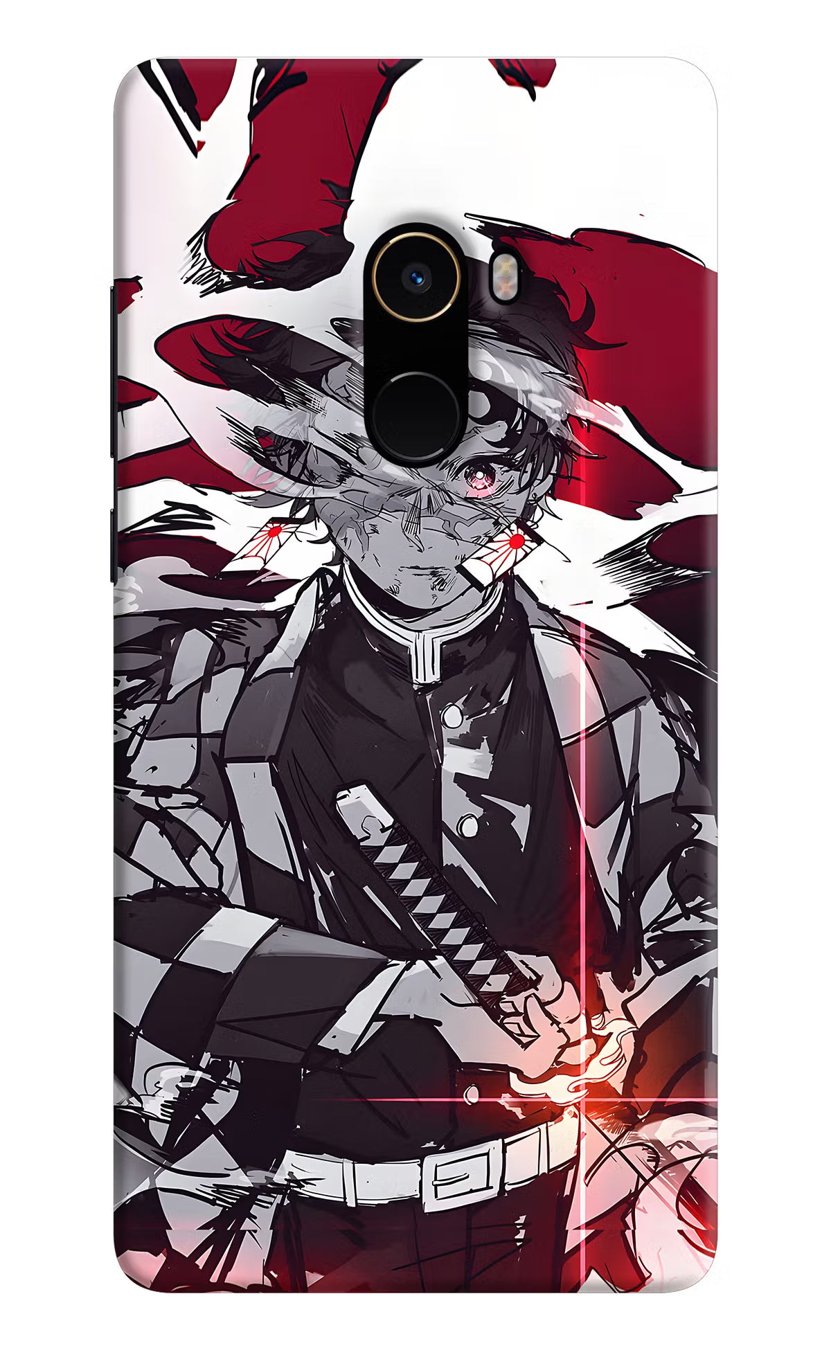 Demon Slayer Mi Mix 2 Back Cover - Demon Slayer Mi Mix 2 Hard Case Back Cover by Casekaro Demon Slayer Mi Mix 2 Hard Case Back Cover by Casekaro
