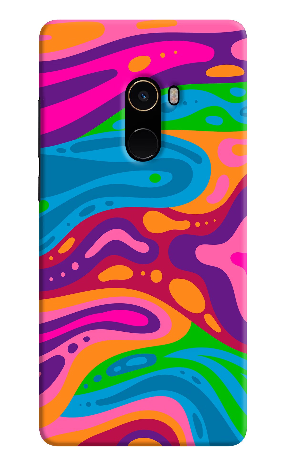 Trippy Pattern Mi Mix 2 Back Cover - Trippy Pattern Mi Mix 2 Hard Case Back Cover by Casekaro Trippy Pattern Mi Mix 2 Hard Case Back Cover by Casekaro