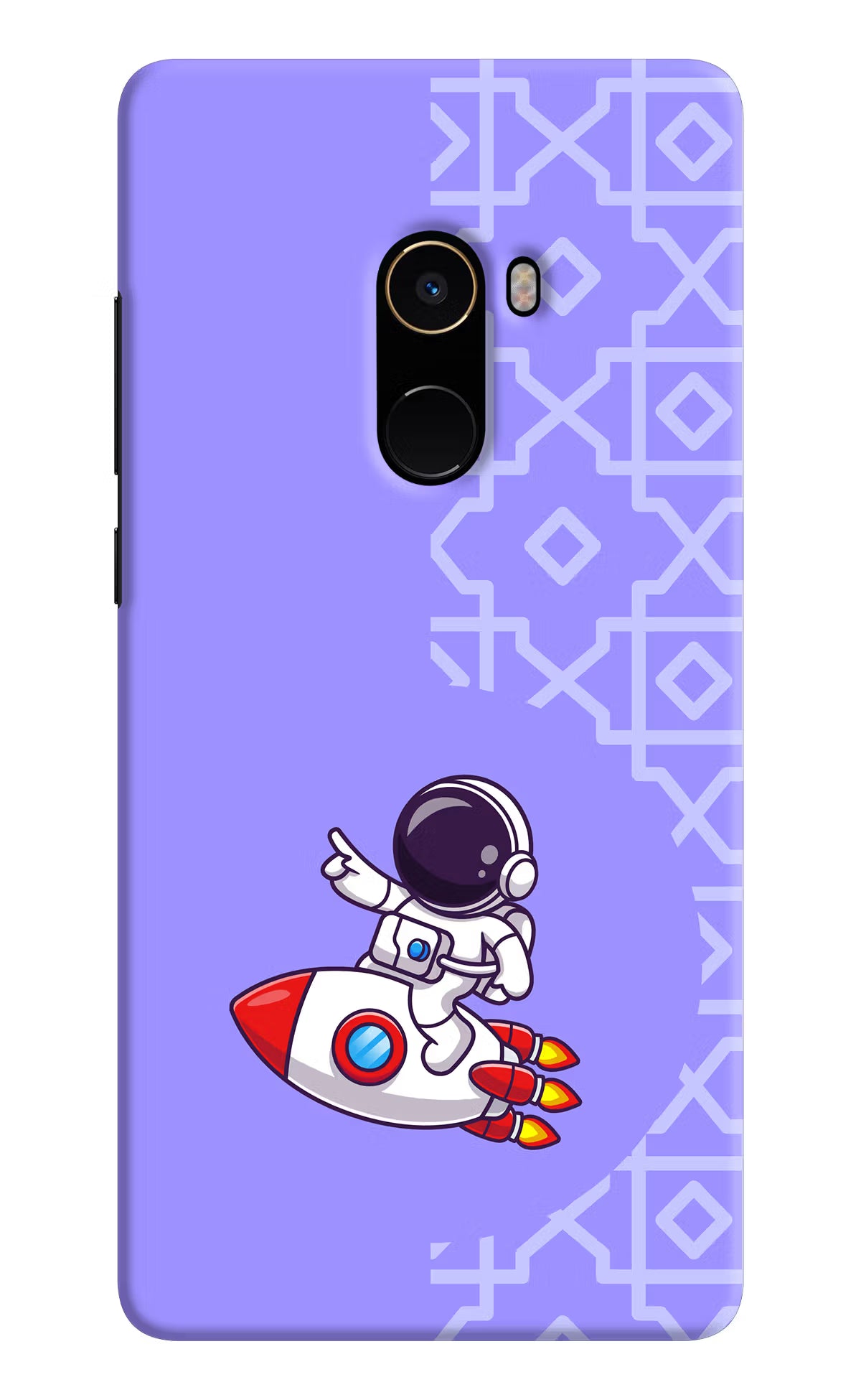Cute Astronaut Mi Mix 2 Back Cover - Cute Astronaut Mi Mix 2 Hard Case Back Cover by Casekaro Cute Astronaut Mi Mix 2 Hard Case Back Cover by Casekaro