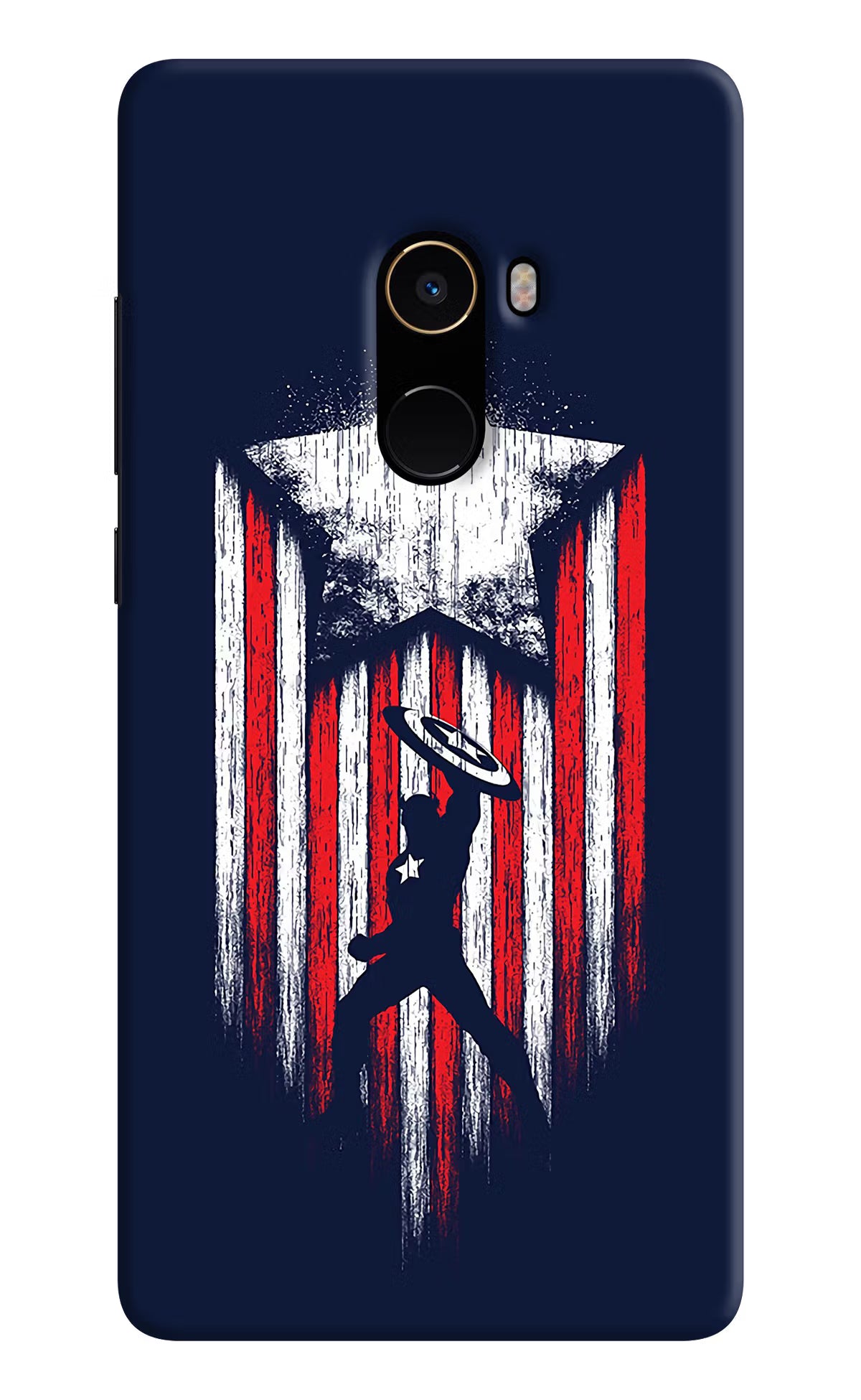 Captain America Marvel Art Mi Mix 2 Back Cover - Captain America Marvel Art Mi Mix 2 Hard Case Back Cover by Casekaro Captain America Marvel Art Mi Mix 2 Hard Case Back Cover by Casekaro