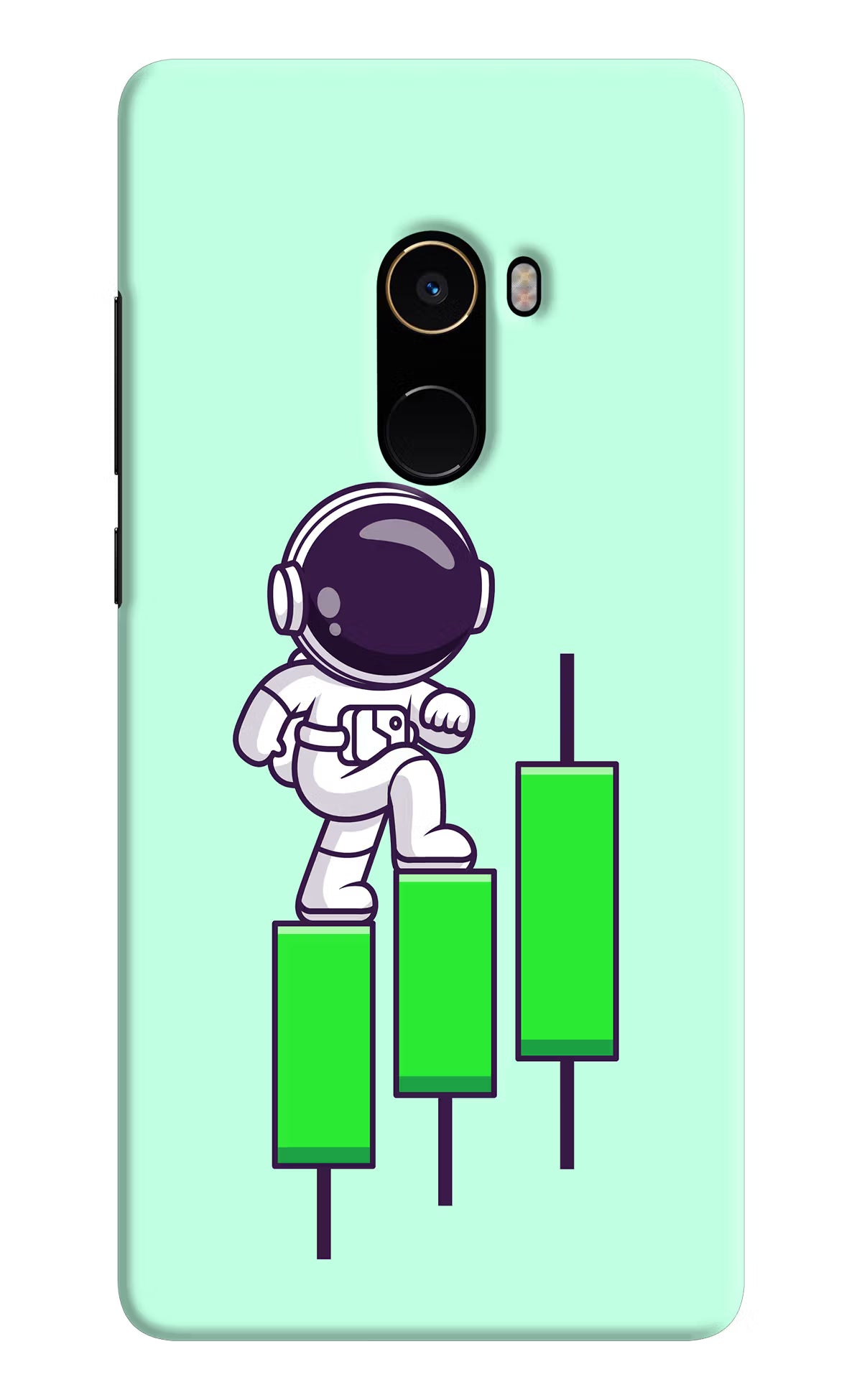 Astronaut Trader Mi Mix 2 Back Cover - Astronaut Trader Mi Mix 2 Hard Case Back Cover by Casekaro Astronaut Trader Mi Mix 2 Hard Case Back Cover by Casekaro