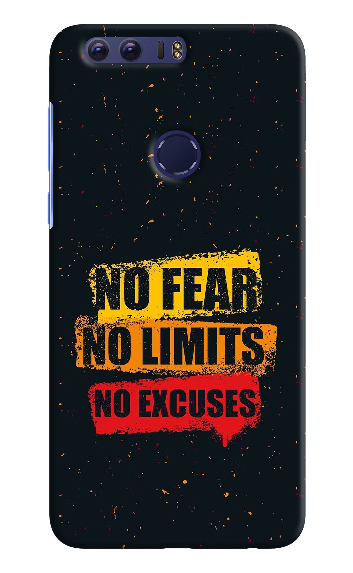 No Fear No Limits No Excuse Honor 8 Back Cover - No Fear No Limits No Excuse Honor 8 Hard Case Back Cover by Casekaro No Fear No Limits No Excuse Honor 8 Hard Case Back Cover by Casekaro