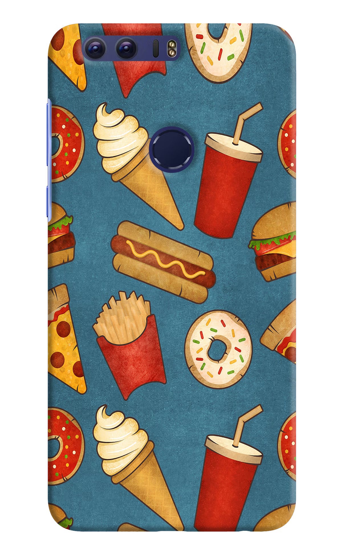 Foodie Honor 8 Back Cover - Foodie Honor 8 Hard Case Back Cover by Casekaro Foodie Honor 8 Hard Case Back Cover by Casekaro