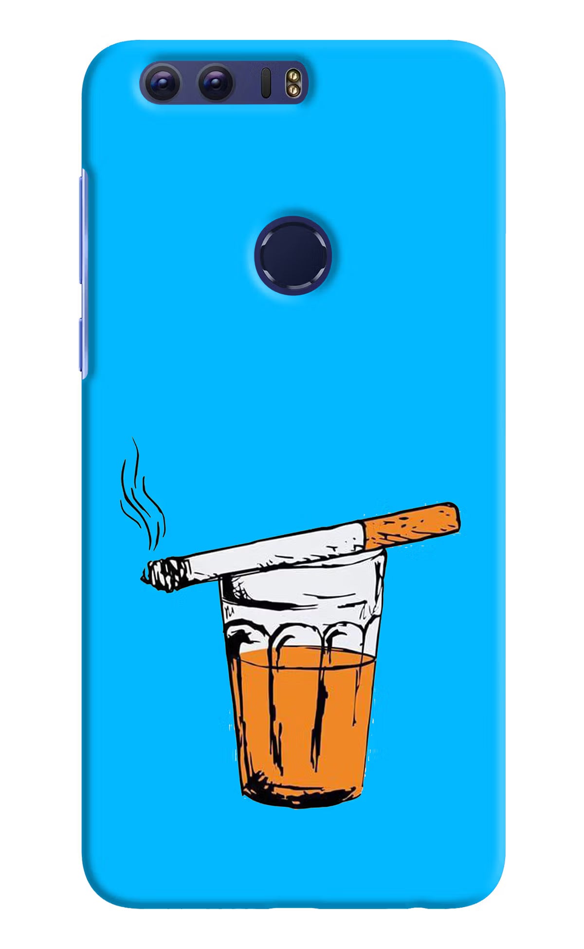 Chai Sutta Honor 8 Back Cover - Chai Sutta Honor 8 Hard Case Back Cover by Casekaro Chai Sutta Honor 8 Hard Case Back Cover by Casekaro
