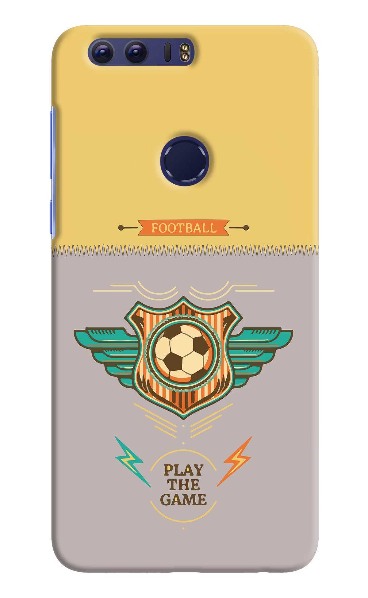 Football Honor 8 Back Cover - Football Honor 8 Hard Case Back Cover by Casekaro Football Honor 8 Hard Case Back Cover by Casekaro