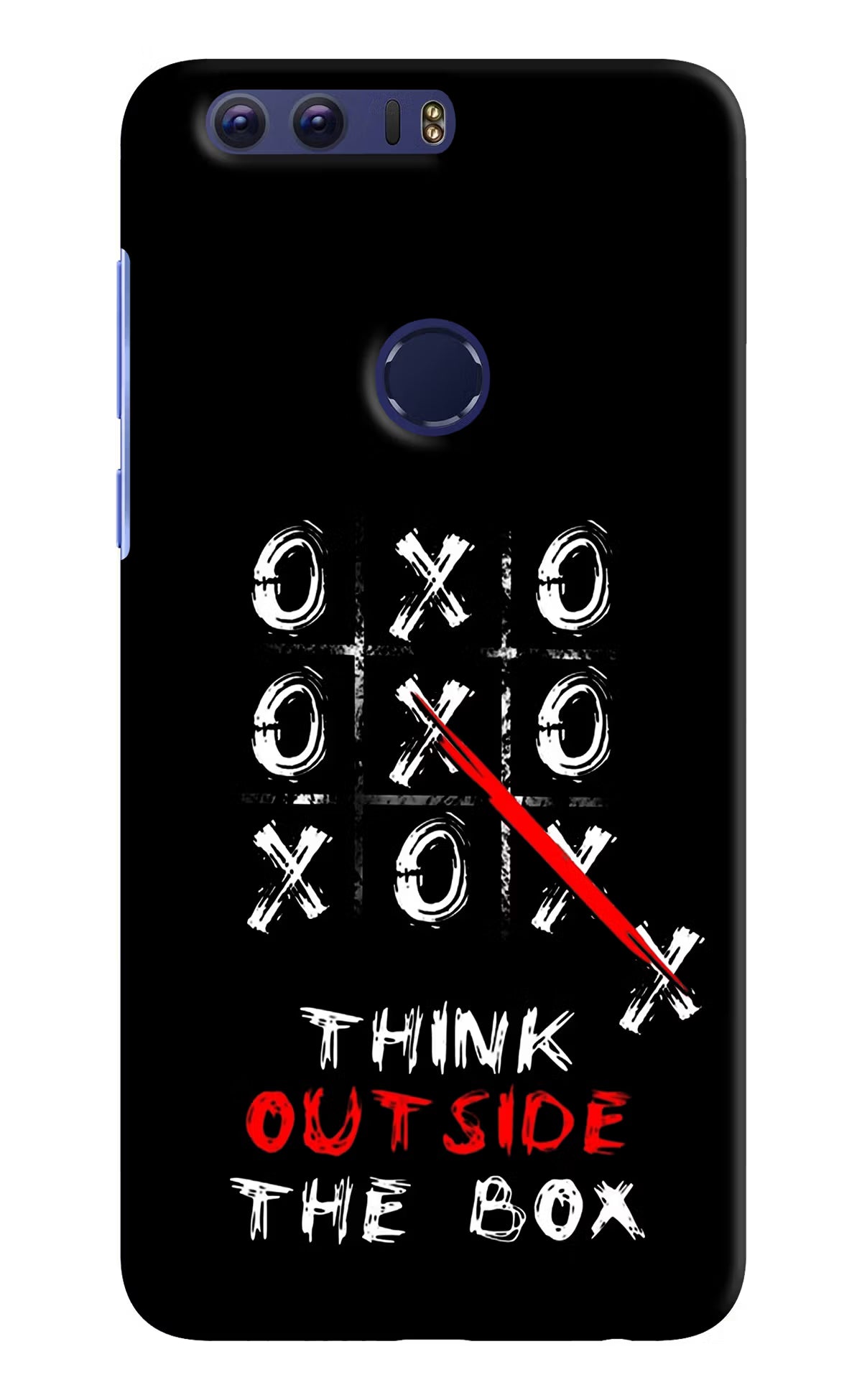 Think out of the BOX Honor 8 Back Cover - Think out of the BOX Honor 8 Hard Case Back Cover by Casekaro Think out of the BOX Honor 8 Hard Case Back Cover by Casekaro