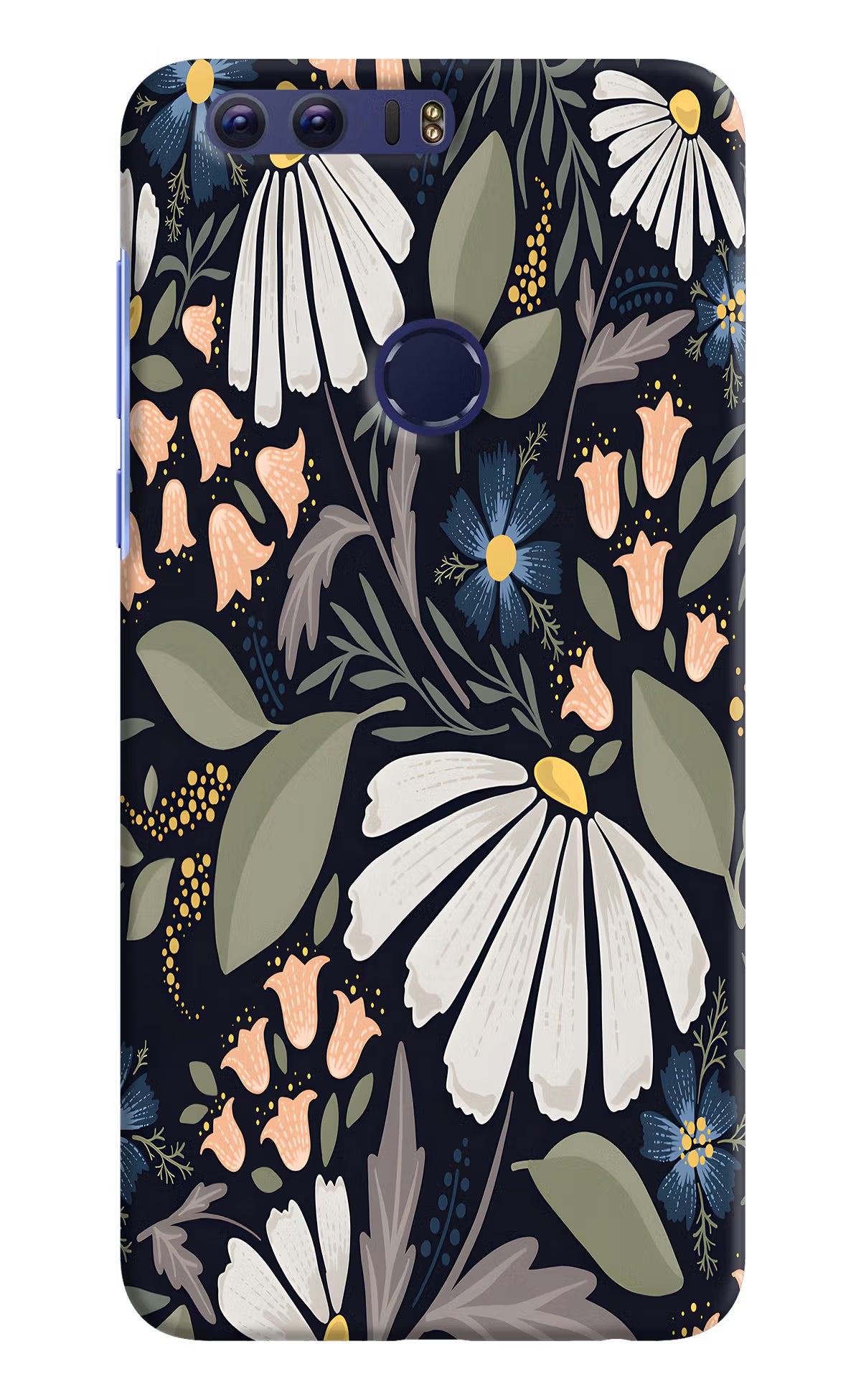 Flowers Art Honor 8 Back Cover - Flowers Art Honor 8 Hard Case Back Cover by Casekaro Flowers Art Honor 8 Hard Case Back Cover by Casekaro