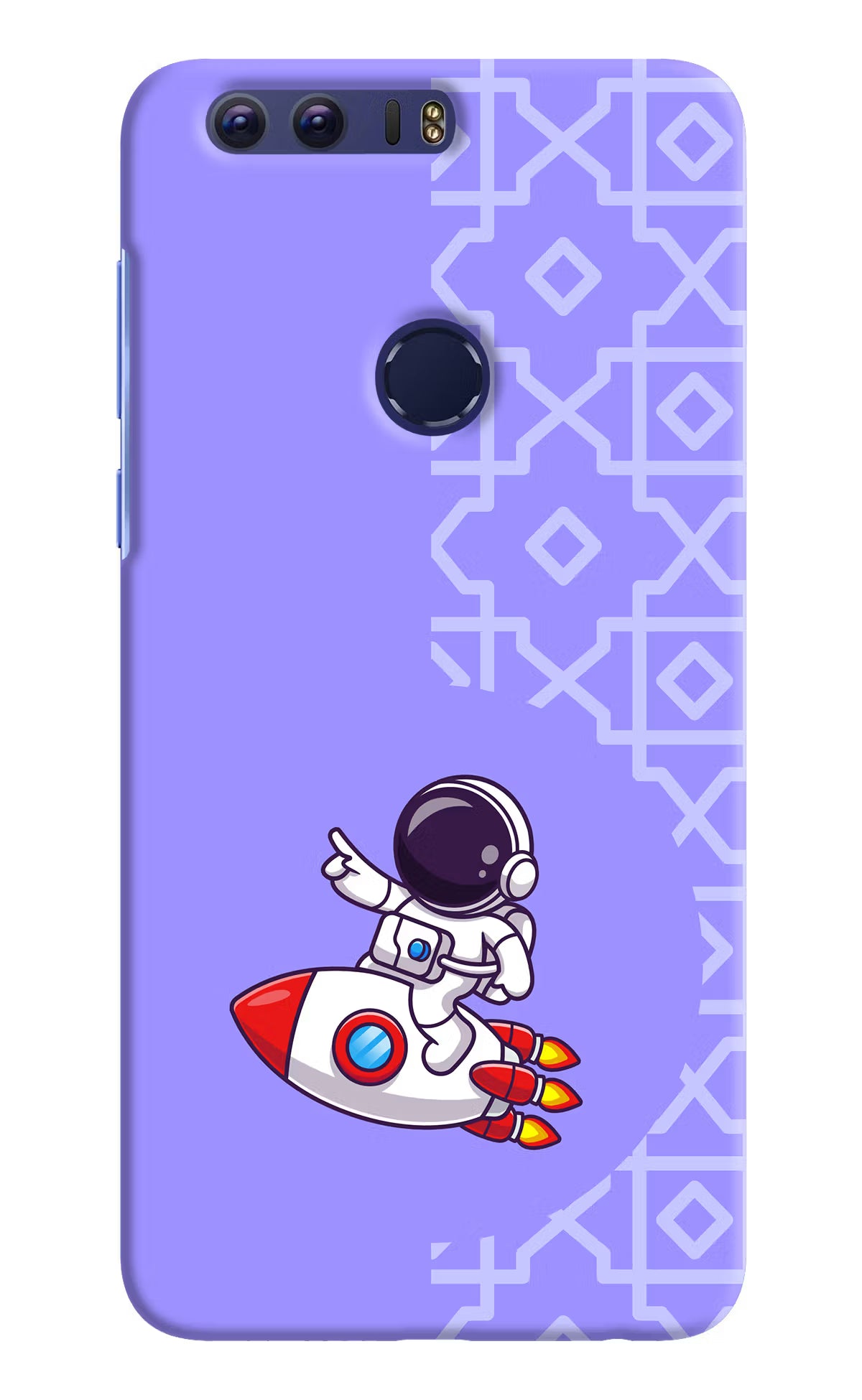 Cute Astronaut Honor 8 Back Cover - Cute Astronaut Honor 8 Hard Case Back Cover by Casekaro Cute Astronaut Honor 8 Hard Case Back Cover by Casekaro