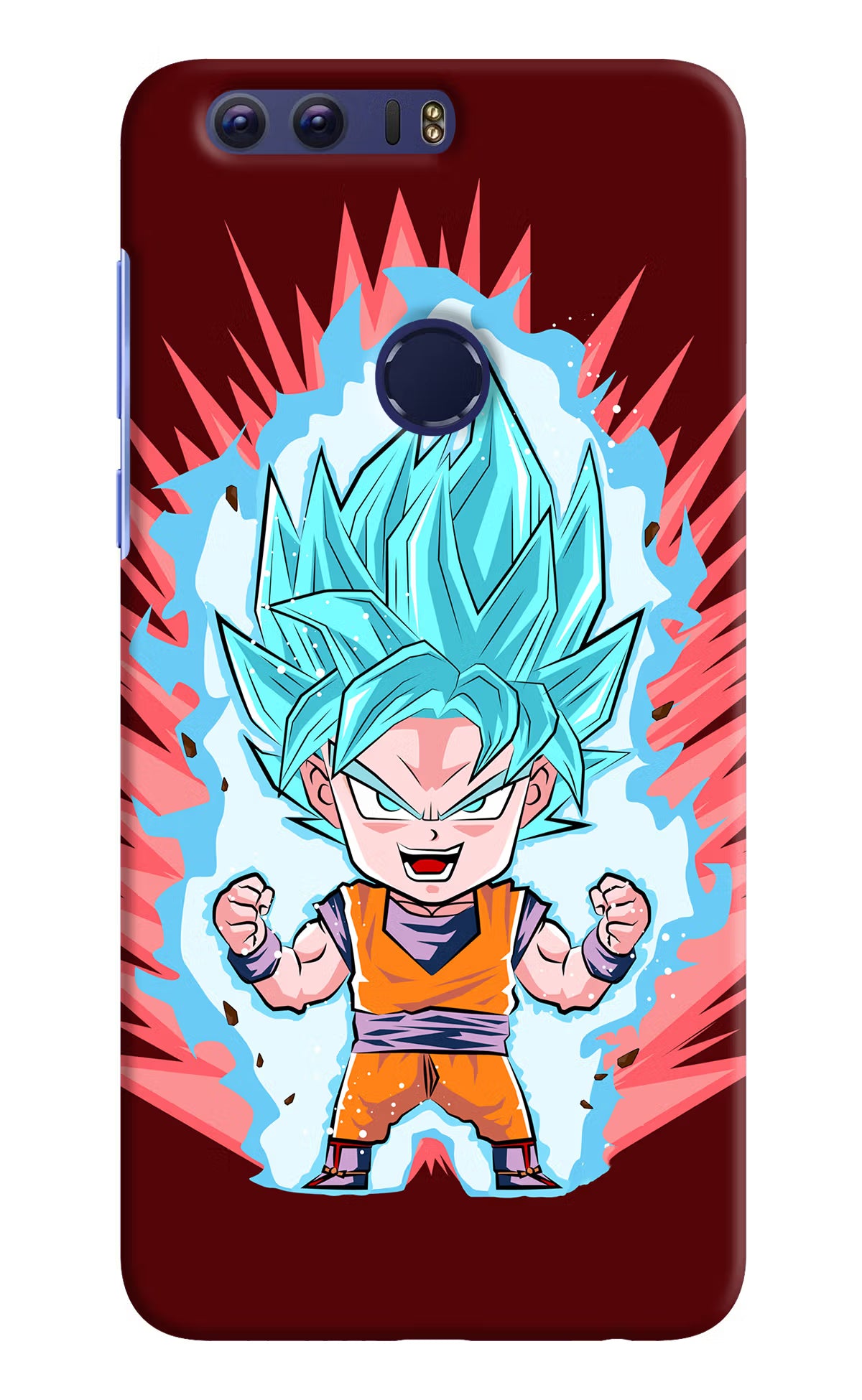 Goku Little Honor 8 Back Cover - Goku Little Honor 8 Hard Case Back Cover by Casekaro Goku Little Honor 8 Hard Case Back Cover by Casekaro