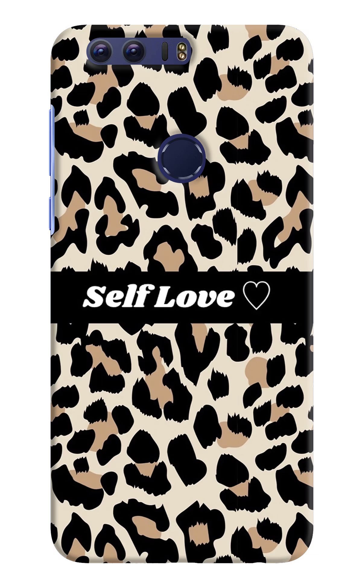 Leopard Print Self Love Honor 8 Back Cover - Leopard Print Self Love Honor 8 Hard Case Back Cover by Casekaro Leopard Print Self Love Honor 8 Hard Case Back Cover by Casekaro