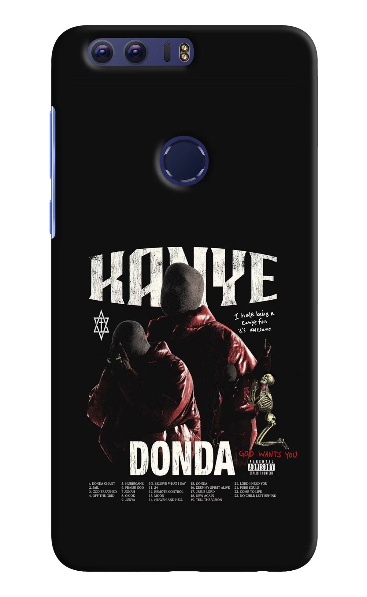 Donda Kanye West Honor 8 Back Cover - Donda Kanye West Honor 8 Hard Case Back Cover by Casekaro Donda Kanye West Honor 8 Hard Case Back Cover by Casekaro