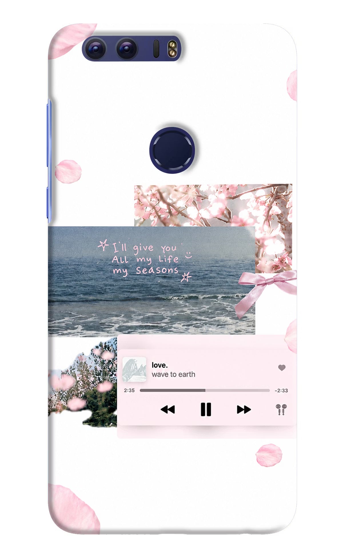 Wave to earth Honor 8 Back Cover - Wave to earth Honor 8 Back Cover Wave to earth Honor 8 Back Cover