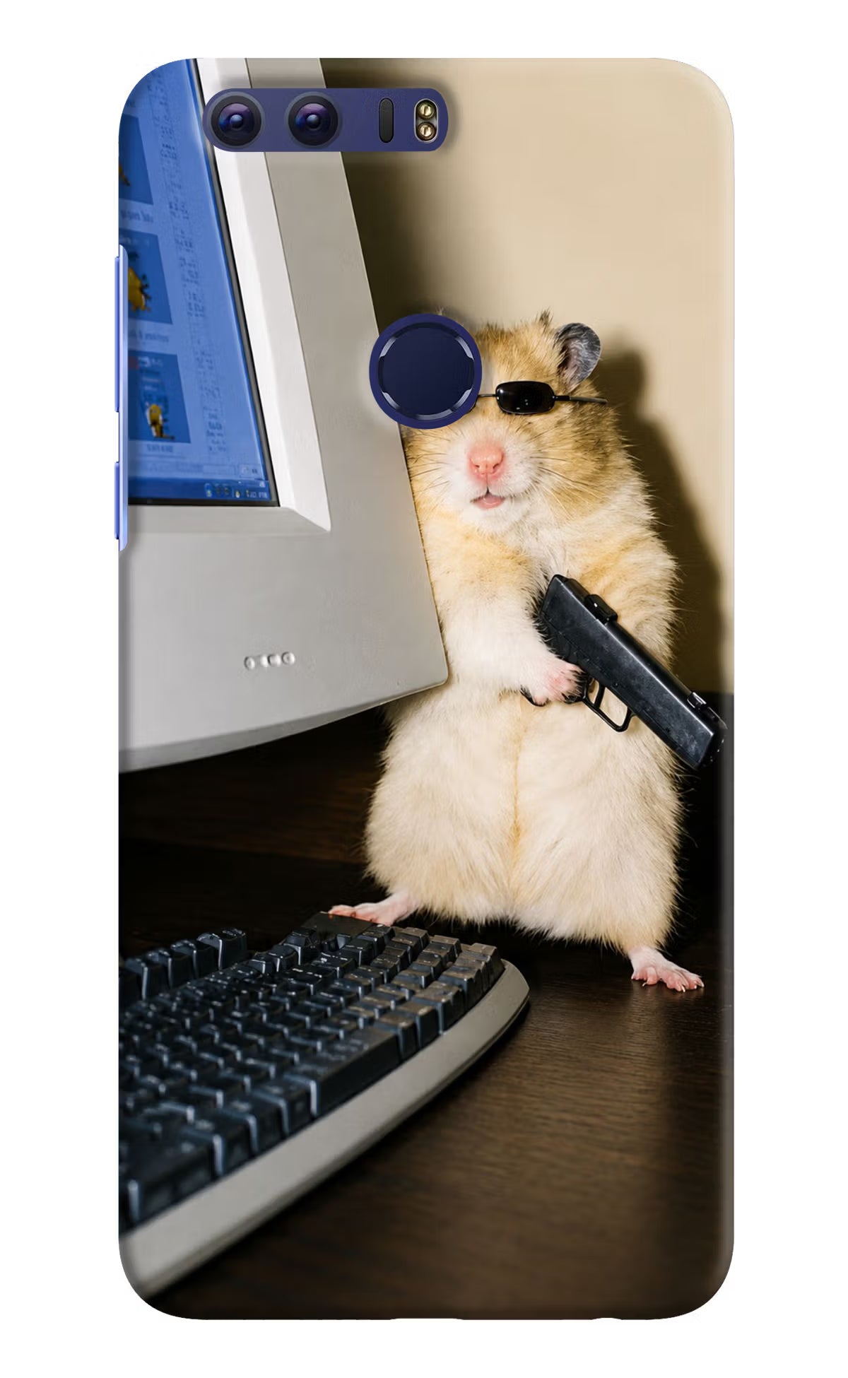 Hacker Hamster Honor 8 Back Cover - Hacker Hamster Honor 8 Back Cover Hacker Hamster Honor 8 Back Cover