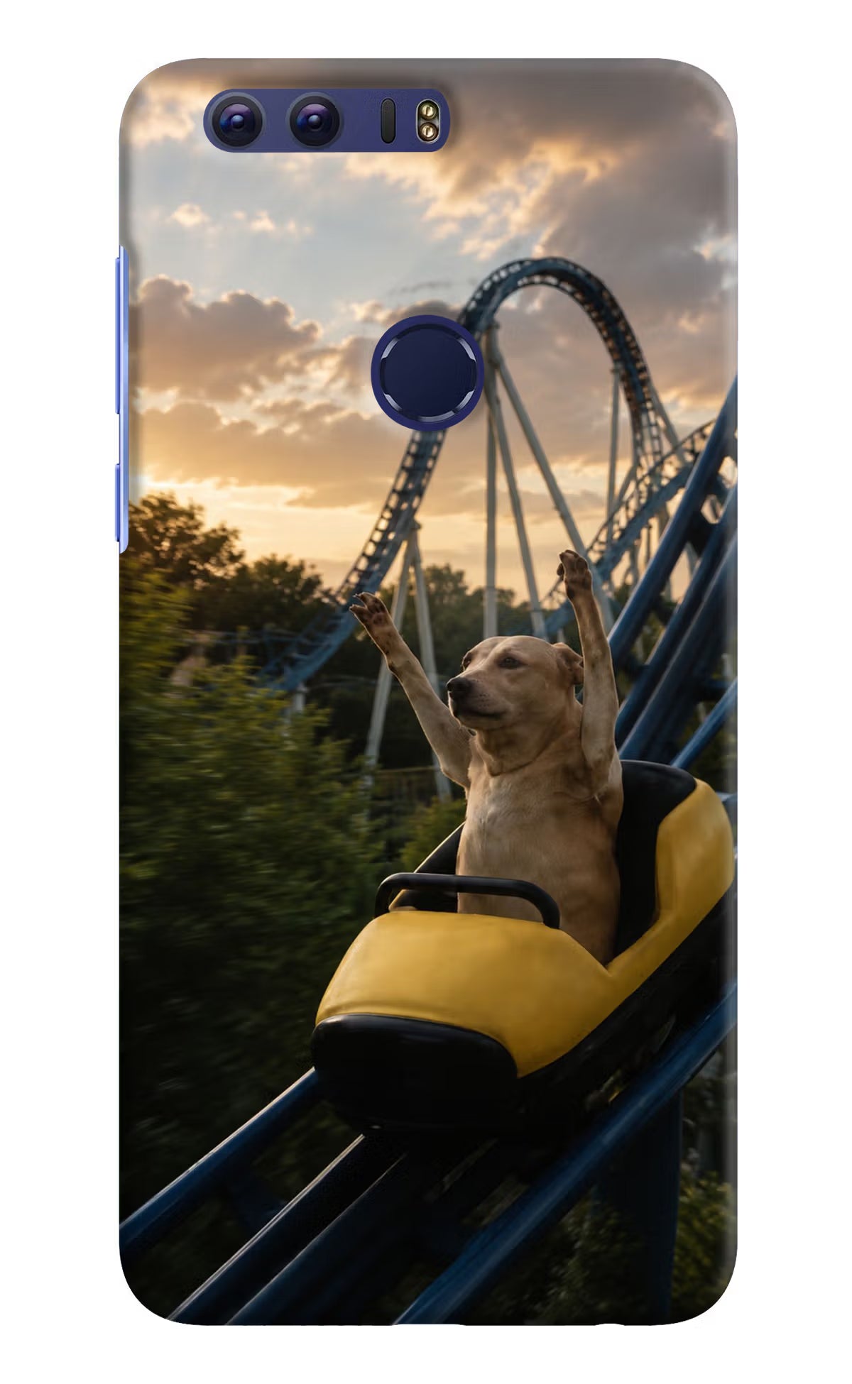 Rollercoaster Dog Honor 8 Back Cover - Rollercoaster Dog Honor 8 Back Cover Rollercoaster Dog Honor 8 Back Cover