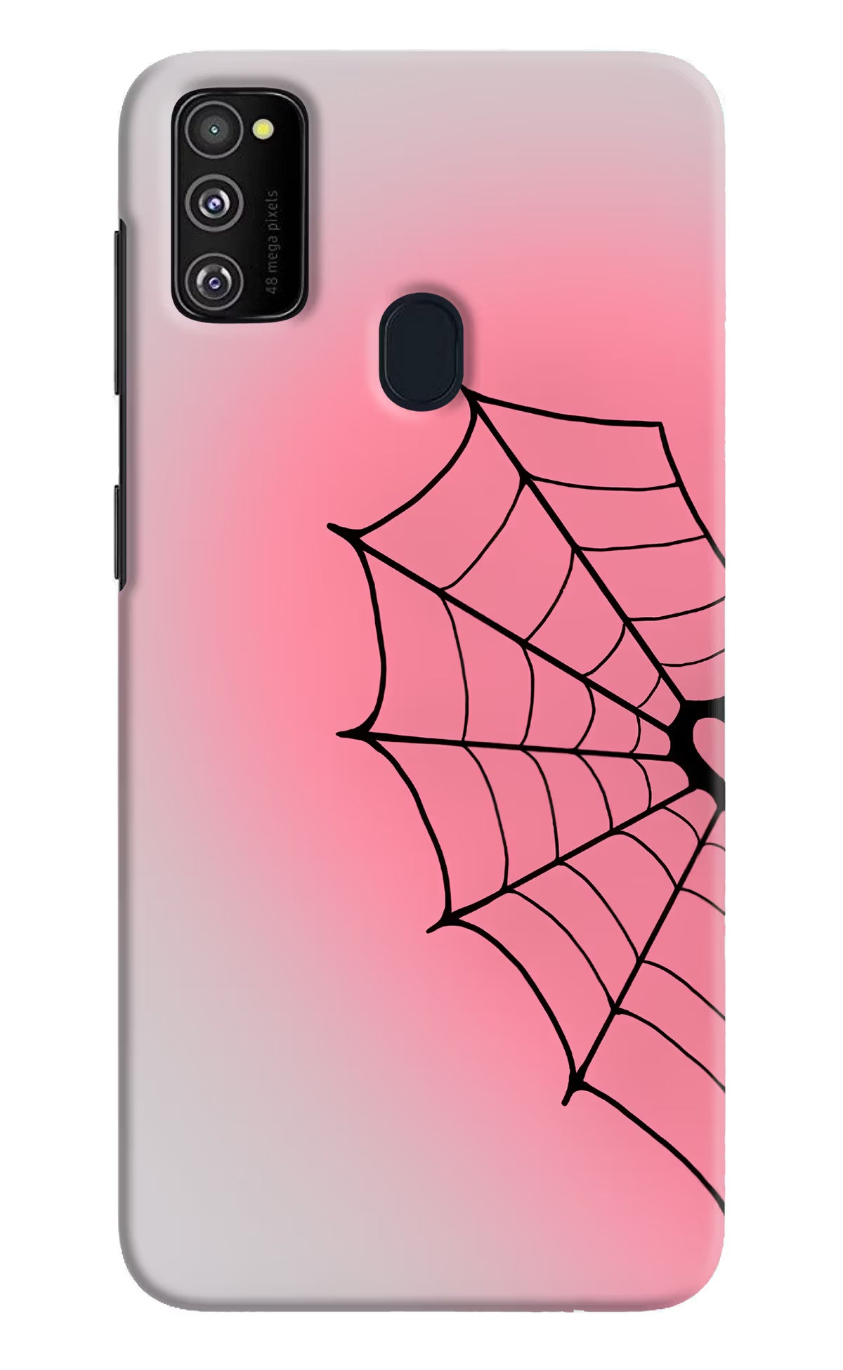 Pink Web Samsung M30s Back Cover - Pink Web Samsung M30s Back Cover Pink Web Samsung M30s Back Cover
