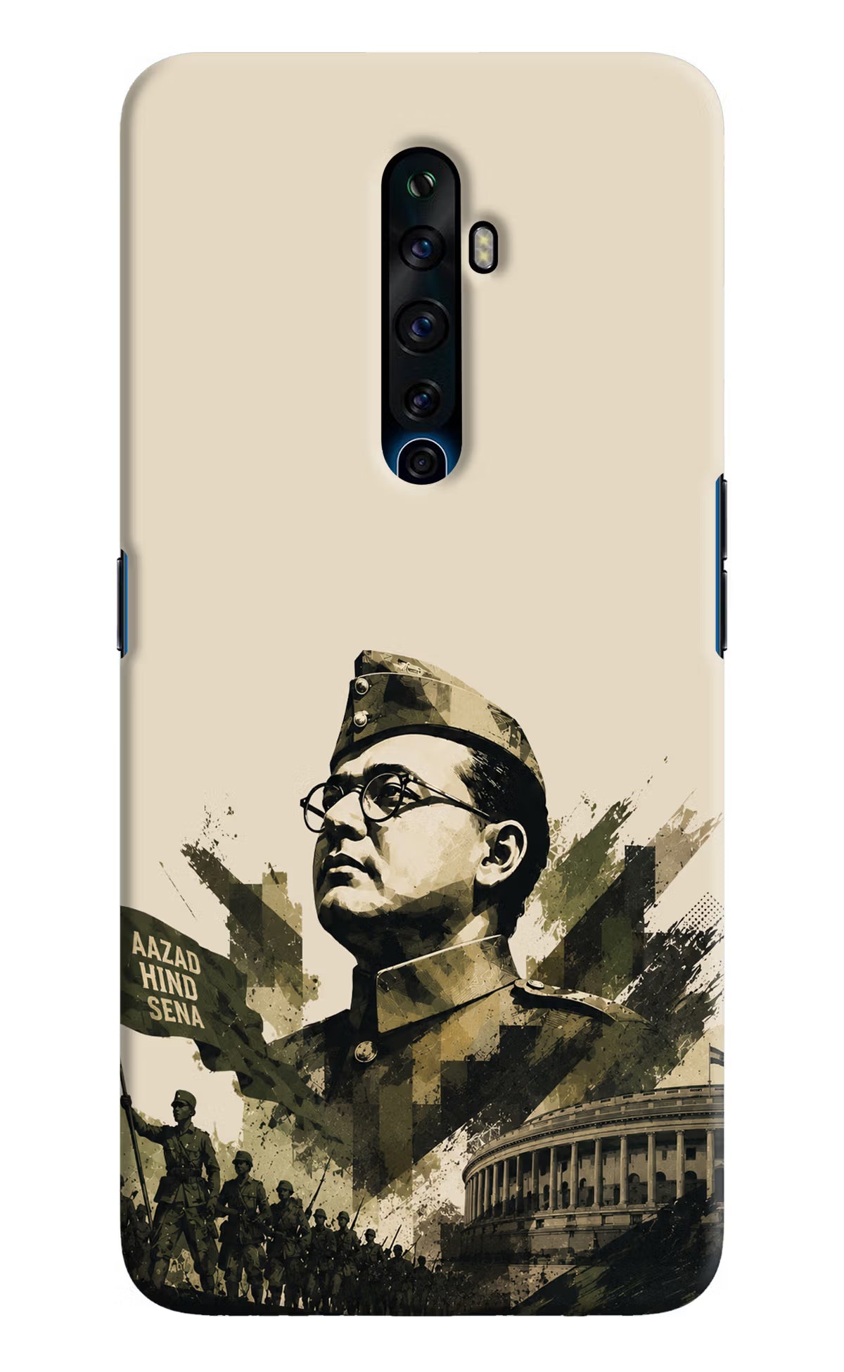 Netaji Rising Oppo Reno2 Z Back Cover - Netaji Rising Oppo Reno2 Z Back Cover Netaji Rising Oppo Reno2 Z Back Cover