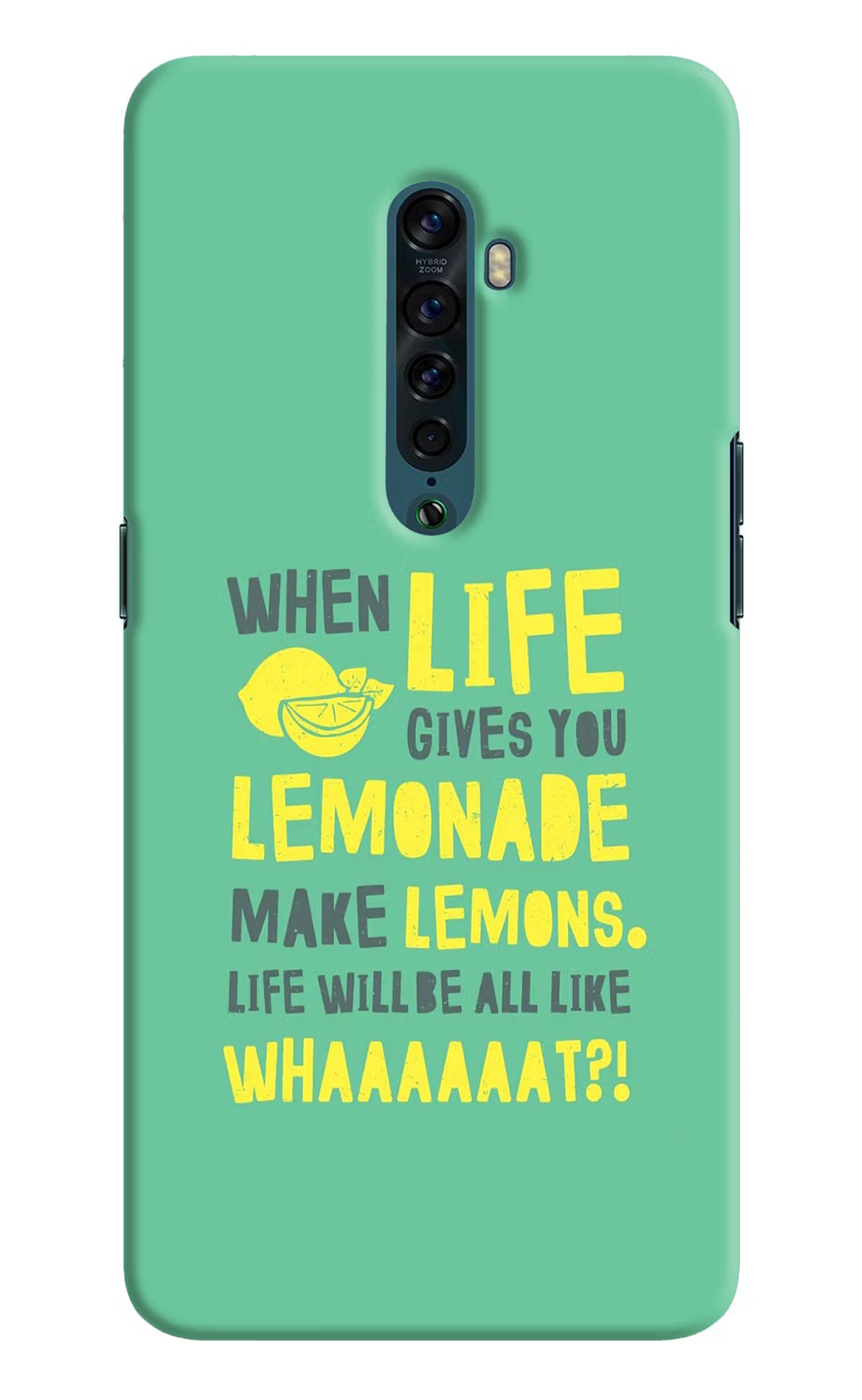 Quote Oppo Reno2 Back Cover - Quote Oppo Reno2 Hard Case Back Cover by Casekaro Quote Oppo Reno2 Hard Case Back Cover by Casekaro