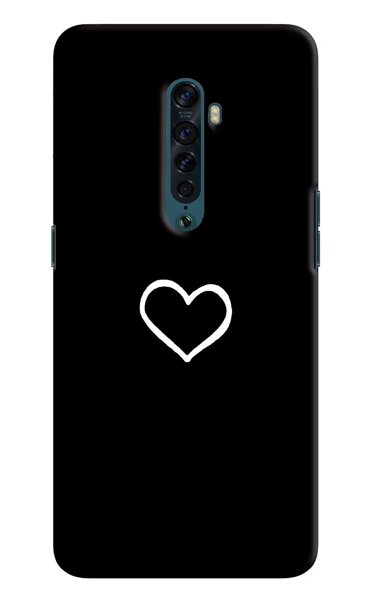 Heart Oppo Reno2 Back Cover - Heart Oppo Reno2 Hard Case Back Cover by Casekaro Heart Oppo Reno2 Hard Case Back Cover by Casekaro