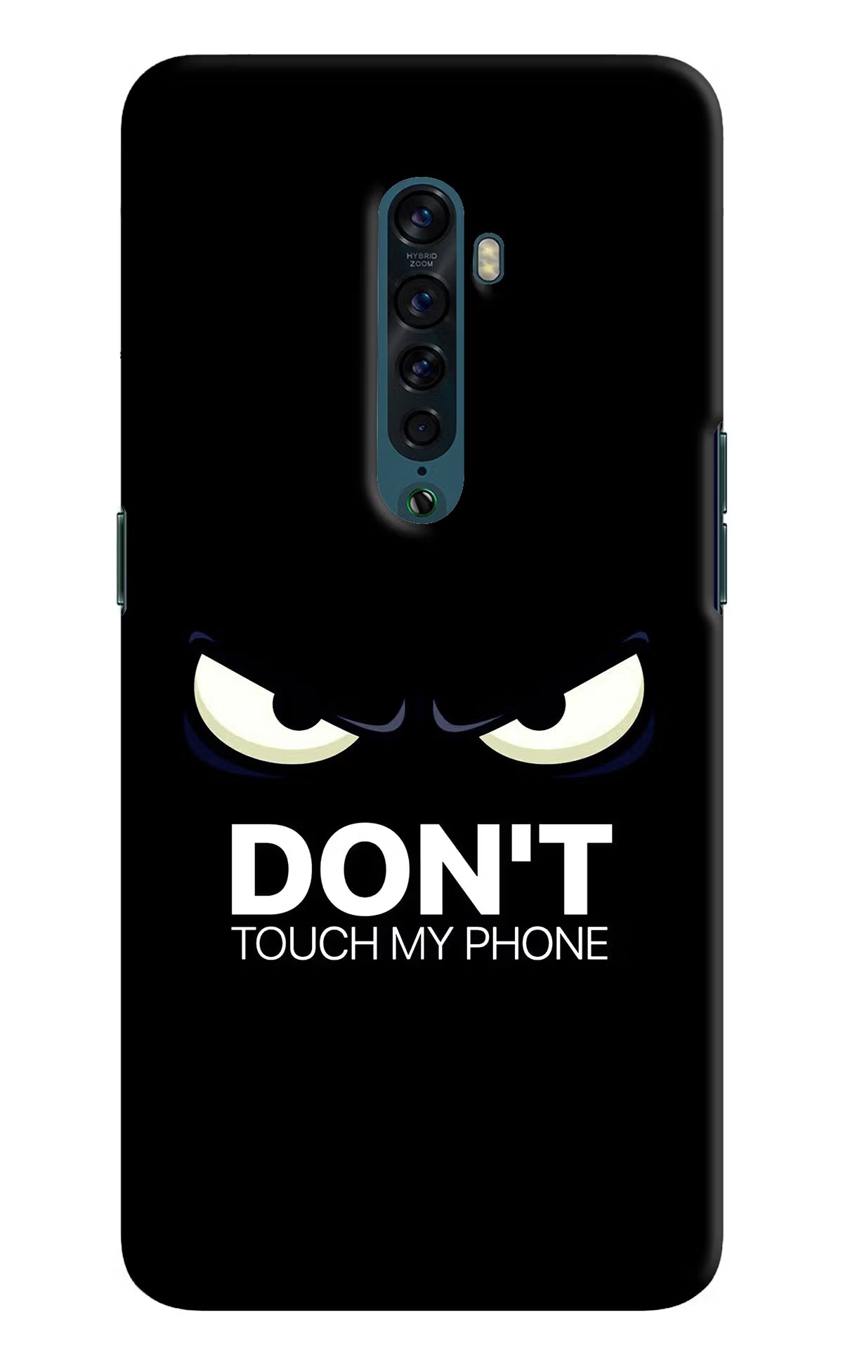 Don'T Touch My Phone Oppo Reno2 Back Cover - Don'T Touch My Phone Oppo Reno2 Hard Case Back Cover by Casekaro Don'T Touch My Phone Oppo Reno2 Hard Case Back Cover by Casekaro