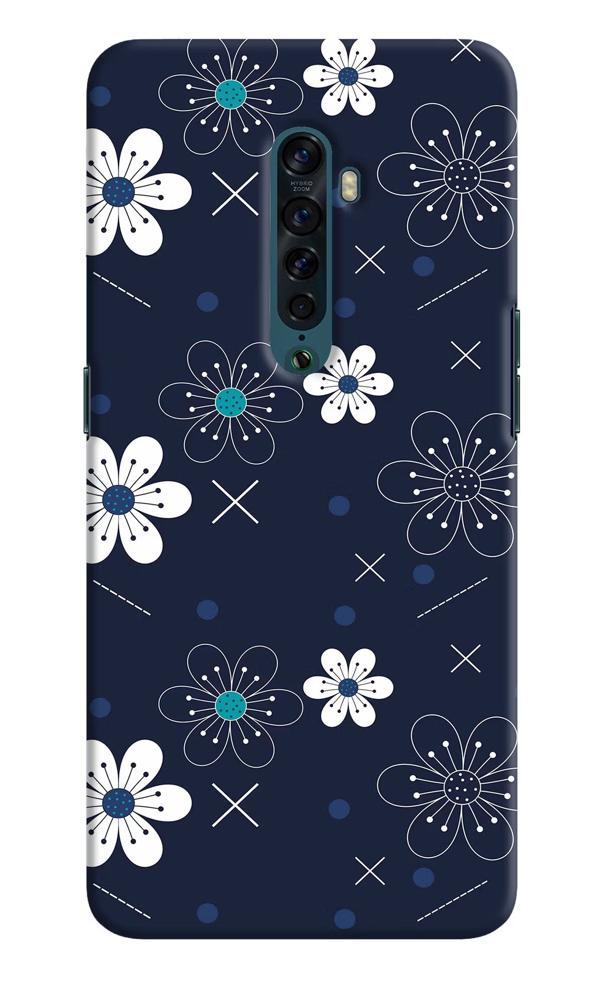 Flowers Oppo Reno2 Back Cover - Flowers Oppo Reno2 Hard Case Back Cover by Casekaro Flowers Oppo Reno2 Hard Case Back Cover by Casekaro
