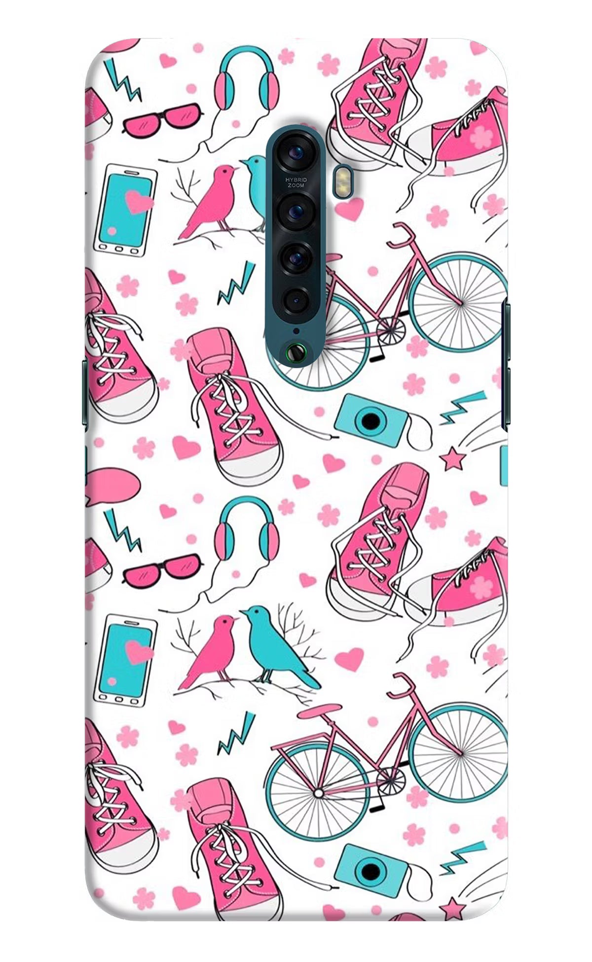 Artwork Oppo Reno2 Back Cover - Artwork Oppo Reno2 Hard Case Back Cover by Casekaro Artwork Oppo Reno2 Hard Case Back Cover by Casekaro