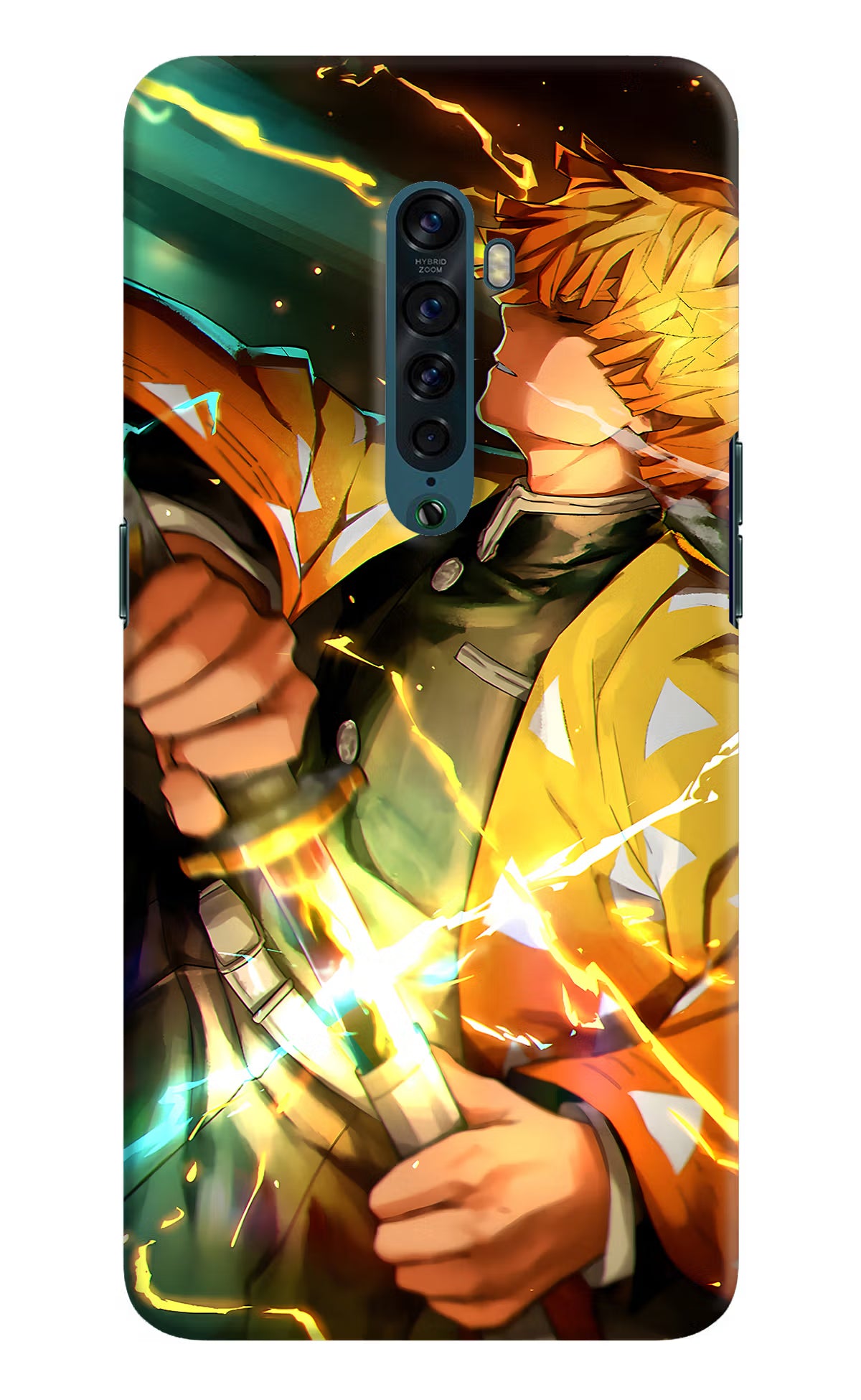 Demon Slayer Oppo Reno2 Back Cover - Demon Slayer Oppo Reno2 Hard Case Back Cover by Casekaro Demon Slayer Oppo Reno2 Hard Case Back Cover by Casekaro