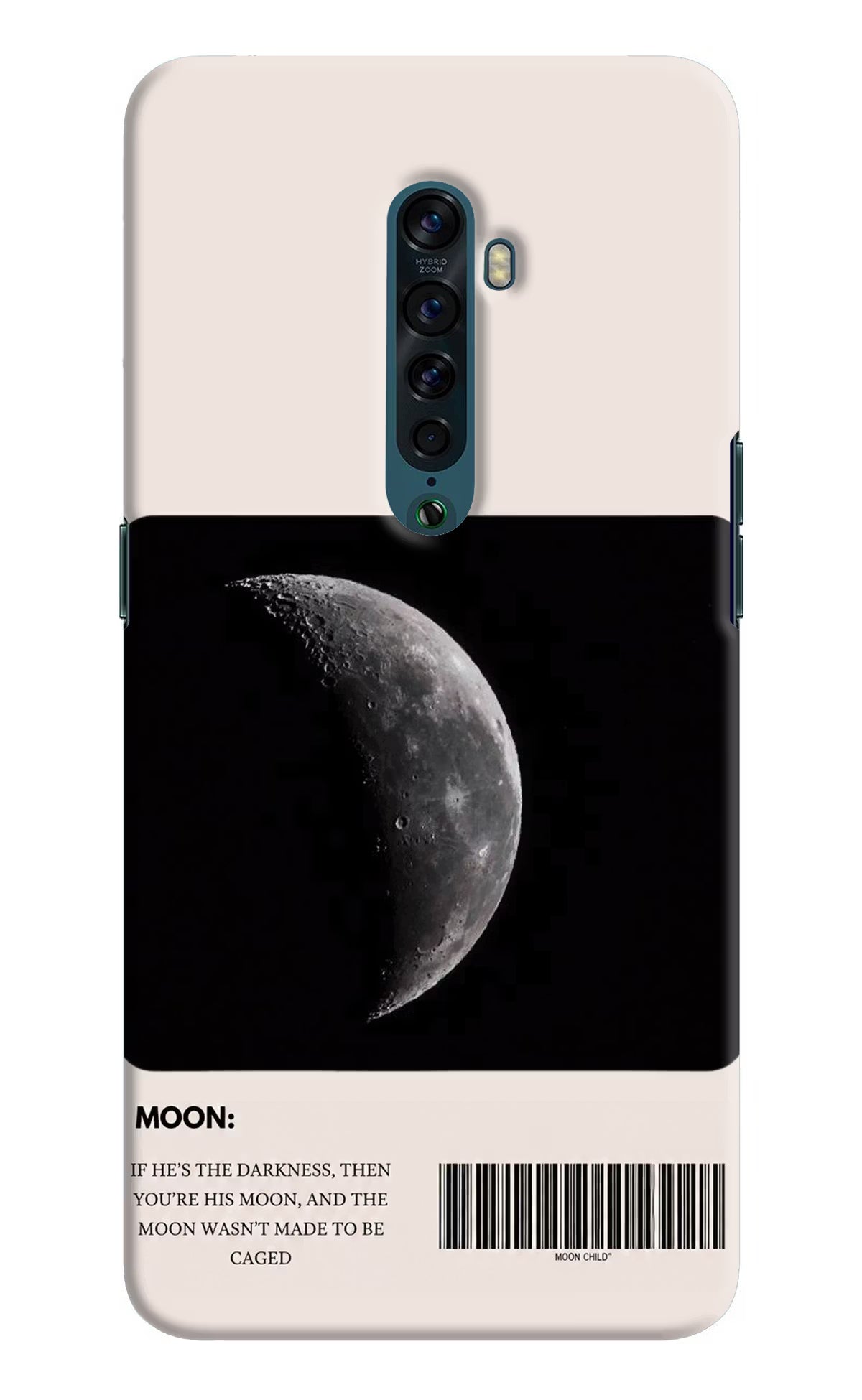 Moon Phase Oppo Reno2 Back Cover - Moon Phase Oppo Reno2 Back Cover Moon Phase Oppo Reno2 Back Cover
