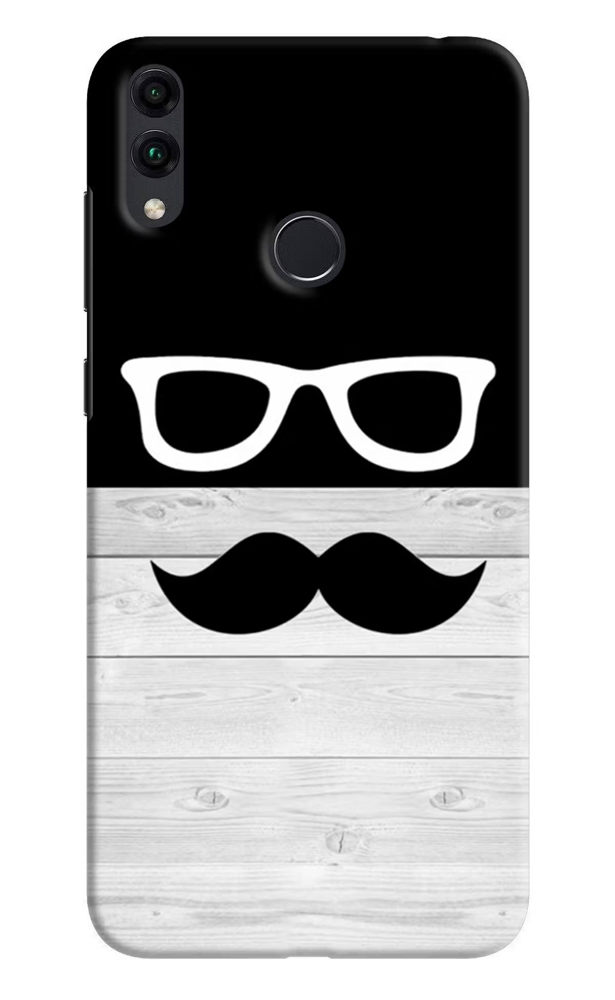 Mustache Honor 8C Back Cover - Mustache Honor 8C Hard Case Back Cover by Casekaro Mustache Honor 8C Hard Case Back Cover by Casekaro