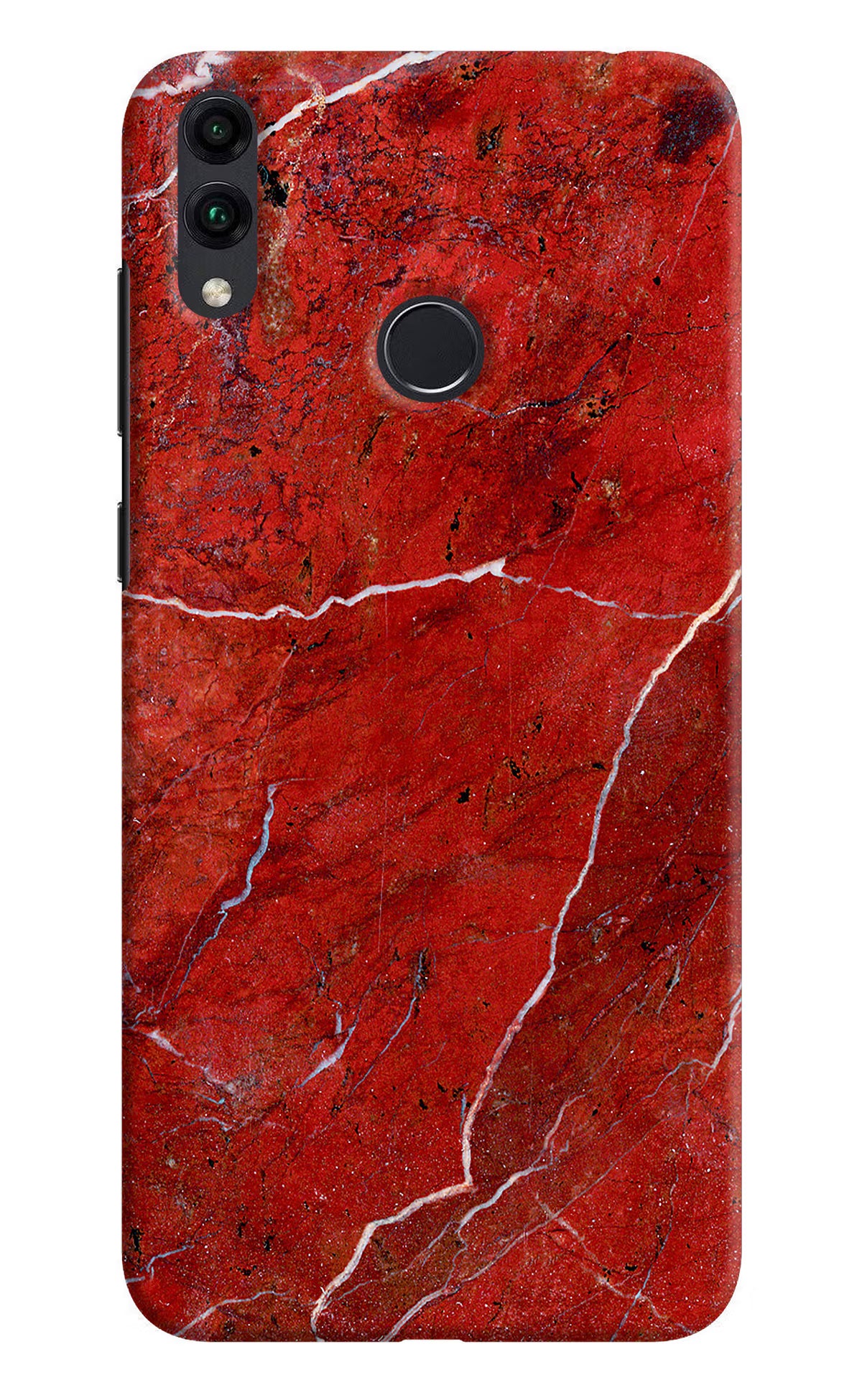 Red Marble Design Honor 8C Back Cover - Red Marble Design Honor 8C Hard Case Back Cover by Casekaro Red Marble Design Honor 8C Hard Case Back Cover by Casekaro