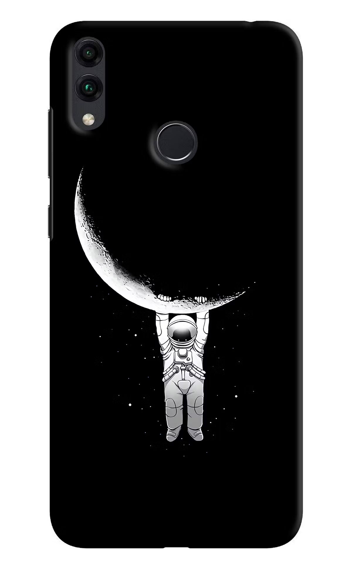 Moon Space Honor 8C Back Cover - Moon Space Honor 8C Hard Case Back Cover by Casekaro Moon Space Honor 8C Hard Case Back Cover by Casekaro