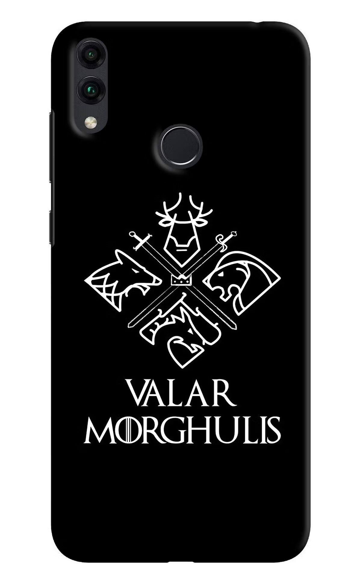 Valar Morghulis | Game Of Thrones Honor 8C Back Cover - Valar Morghulis | Game Of Thrones Honor 8C Hard Case Back Cover by Casekaro Valar Morghulis | Game Of Thrones Honor 8C Hard Case Back Cover by Casekaro