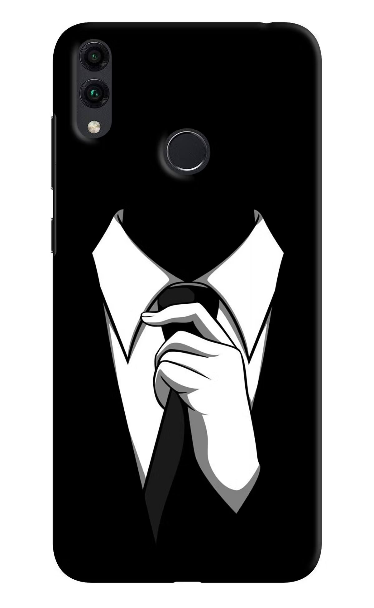 Black Tie Honor 8C Back Cover - Black Tie Honor 8C Hard Case Back Cover by Casekaro Black Tie Honor 8C Hard Case Back Cover by Casekaro