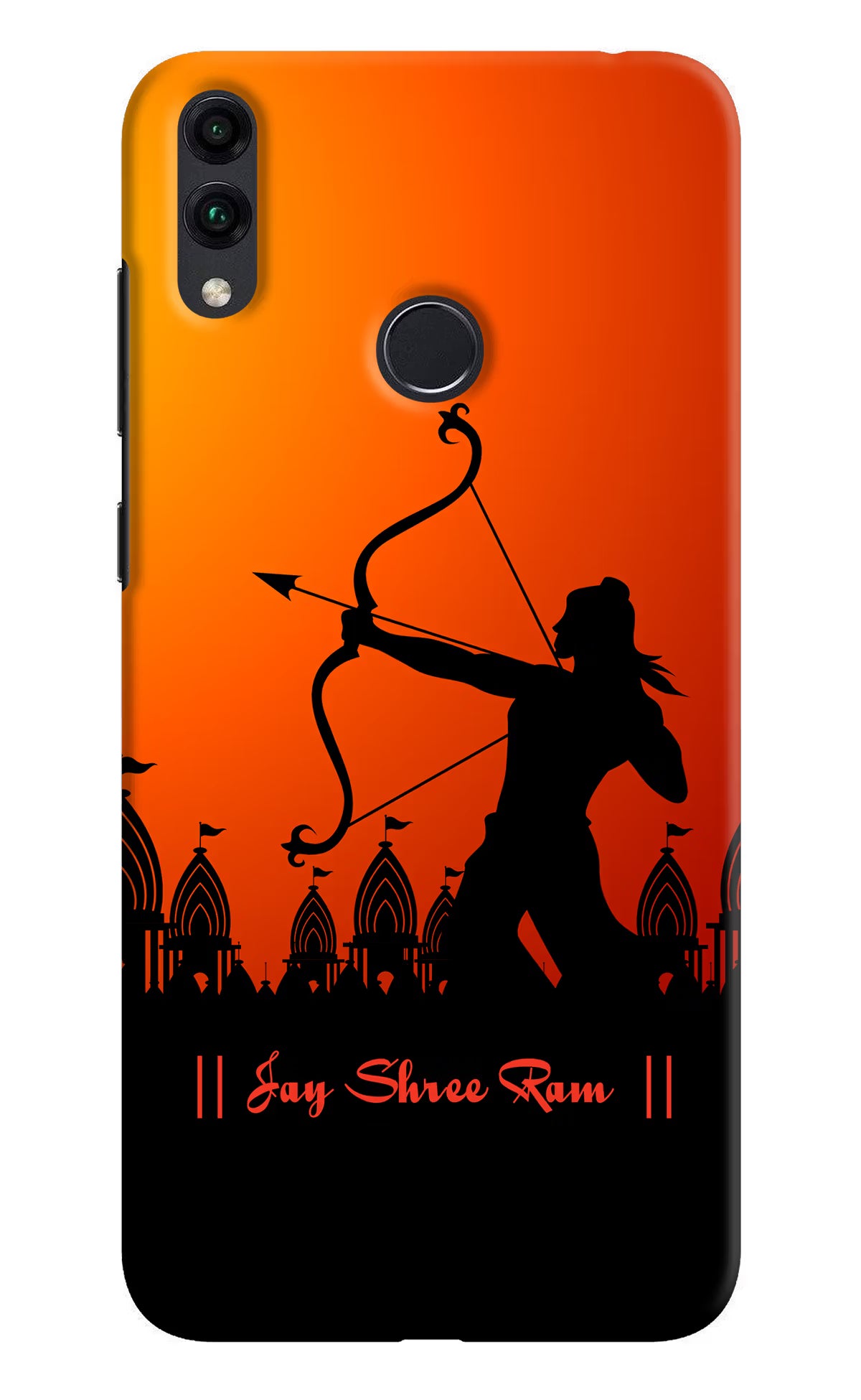Lord Ram - 4 Honor 8C Back Cover - Lord Ram - 4 Honor 8C Hard Case Back Cover by Casekaro Lord Ram - 4 Honor 8C Hard Case Back Cover by Casekaro