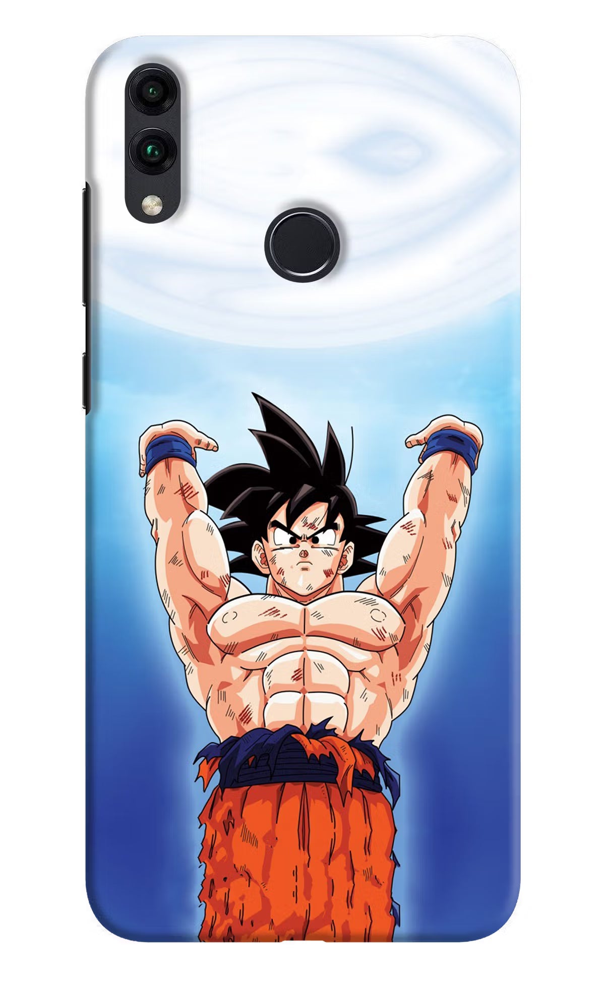 Goku Power Honor 8C Back Cover - Goku Power Honor 8C Hard Case Back Cover by Casekaro Goku Power Honor 8C Hard Case Back Cover by Casekaro