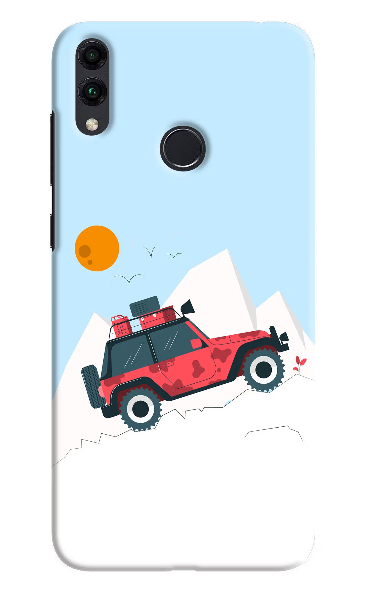 Mountain Trail Beast Honor 8C Back Cover - Mountain Trail Beast Honor 8C Hard Case Back Cover by Casekaro Mountain Trail Beast Honor 8C Hard Case Back Cover by Casekaro