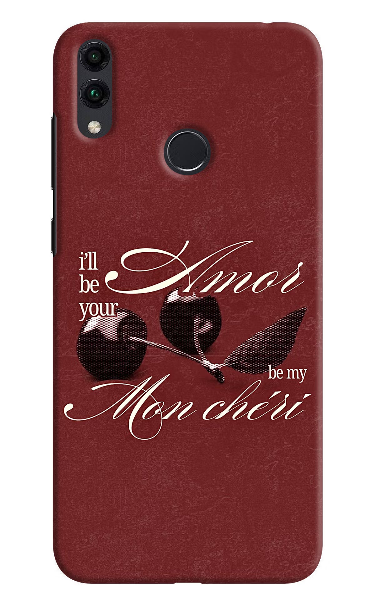 Velvet Cherry Honor 8C Back Cover - Velvet Cherry Honor 8C Back Cover Velvet Cherry Honor 8C Back Cover