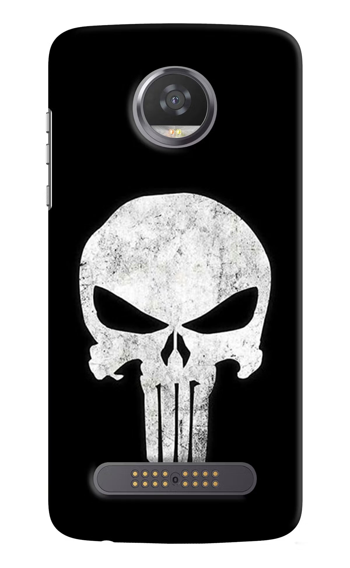 Punisher Skull Moto Z2 Play Back Cover - Punisher Skull Moto Z2 Play Hard Case Back Cover by Casekaro Punisher Skull Moto Z2 Play Hard Case Back Cover by Casekaro