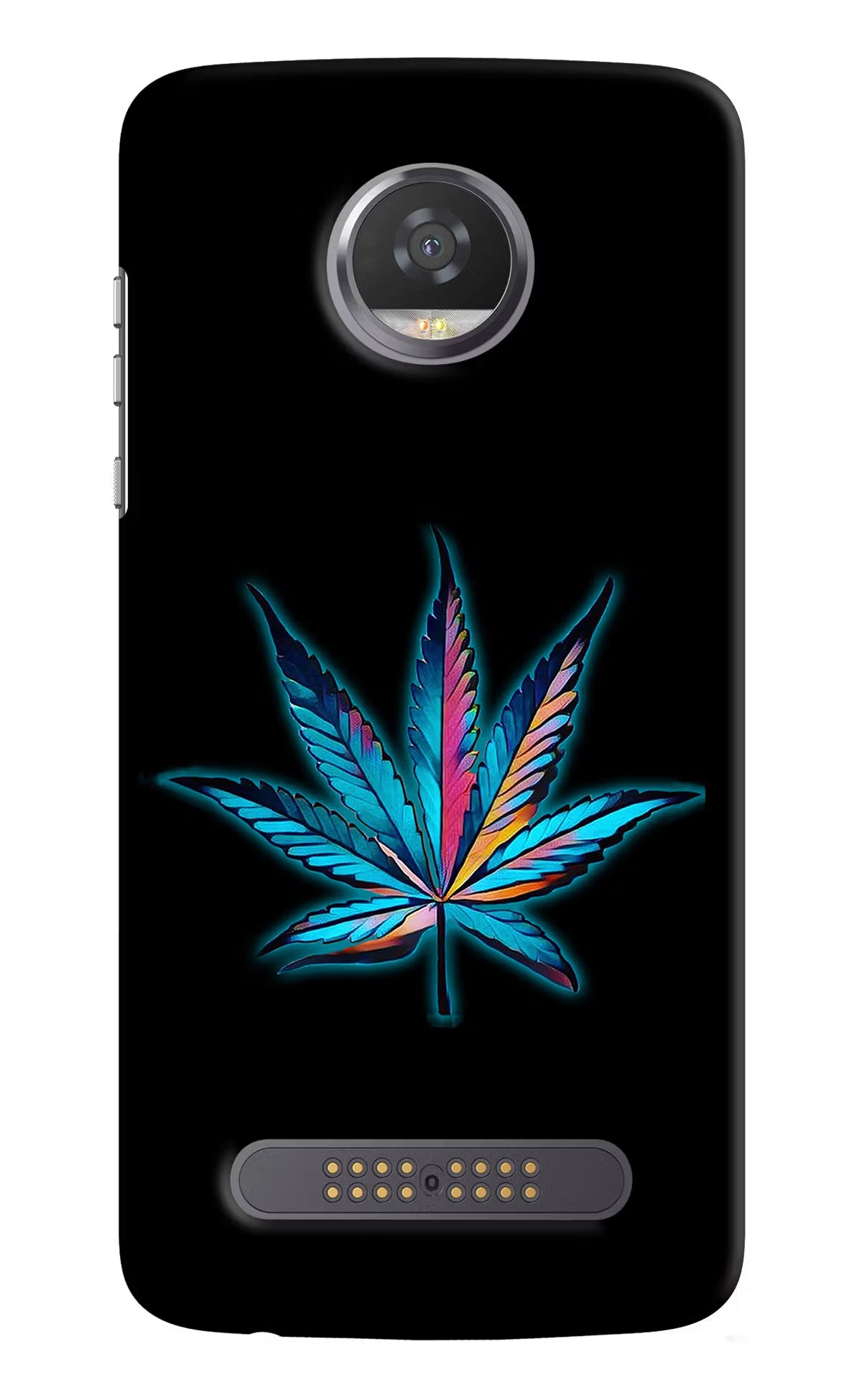 Weed Moto Z2 Play Back Cover - Weed Moto Z2 Play Hard Case Back Cover by Casekaro Weed Moto Z2 Play Hard Case Back Cover by Casekaro