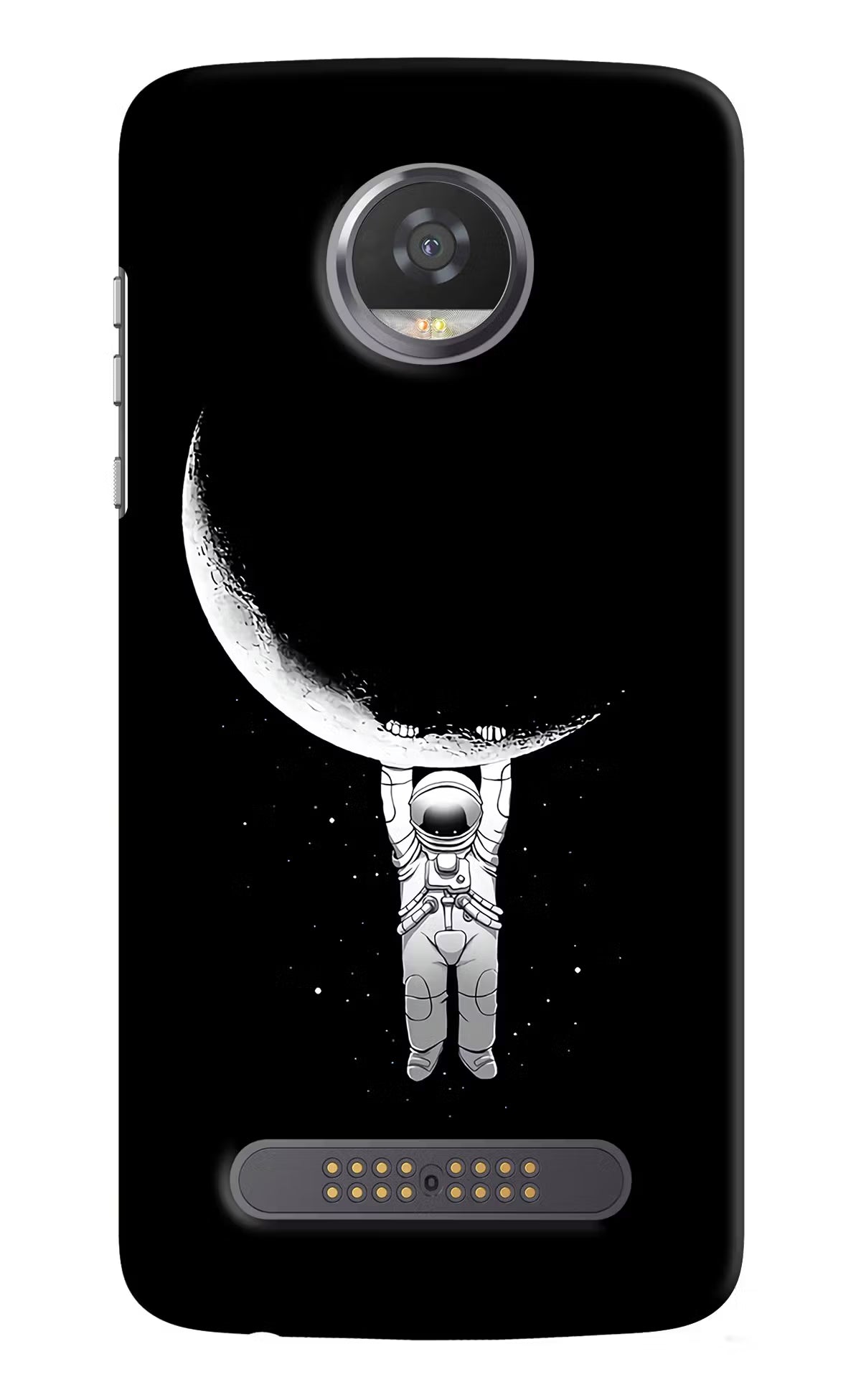 Moon Space Moto Z2 Play Back Cover - Moon Space Moto Z2 Play Hard Case Back Cover by Casekaro Moon Space Moto Z2 Play Hard Case Back Cover by Casekaro