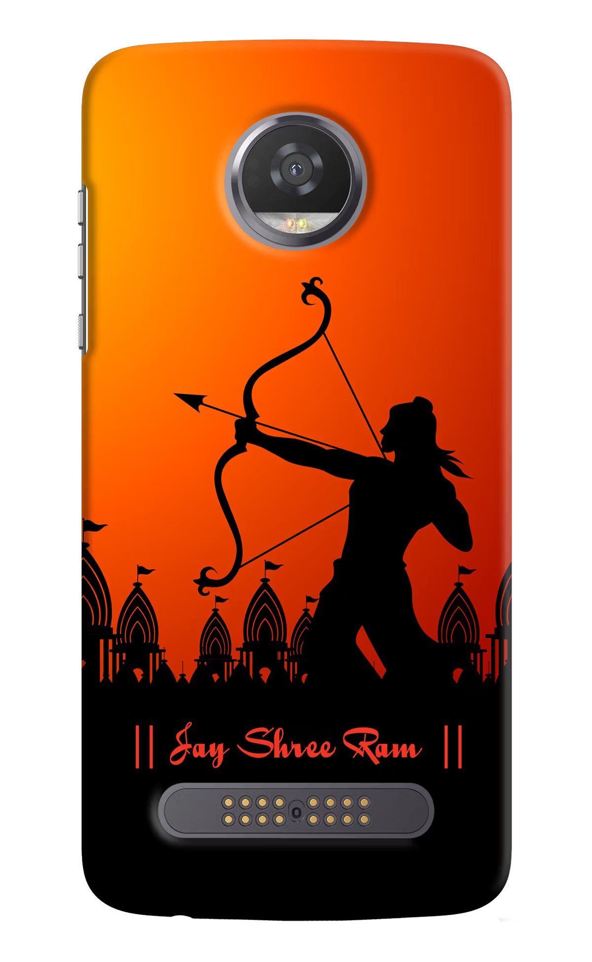 Lord Ram - 4 Moto Z2 Play Back Cover - Lord Ram - 4 Moto Z2 Play Hard Case Back Cover by Casekaro Lord Ram - 4 Moto Z2 Play Hard Case Back Cover by Casekaro