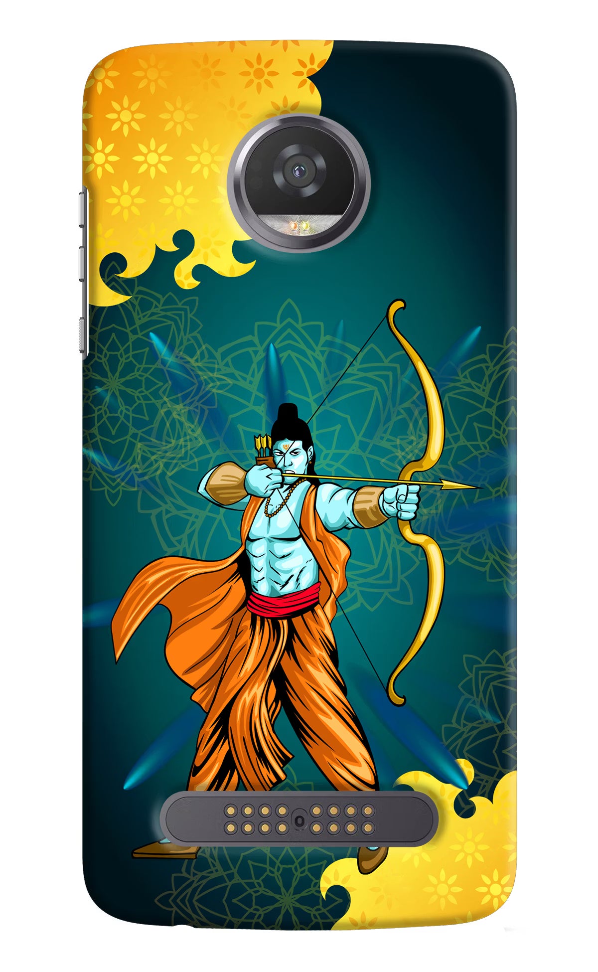 Lord Ram - 6 Moto Z2 Play Back Cover - Lord Ram - 6 Moto Z2 Play Hard Case Back Cover by Casekaro Lord Ram - 6 Moto Z2 Play Hard Case Back Cover by Casekaro